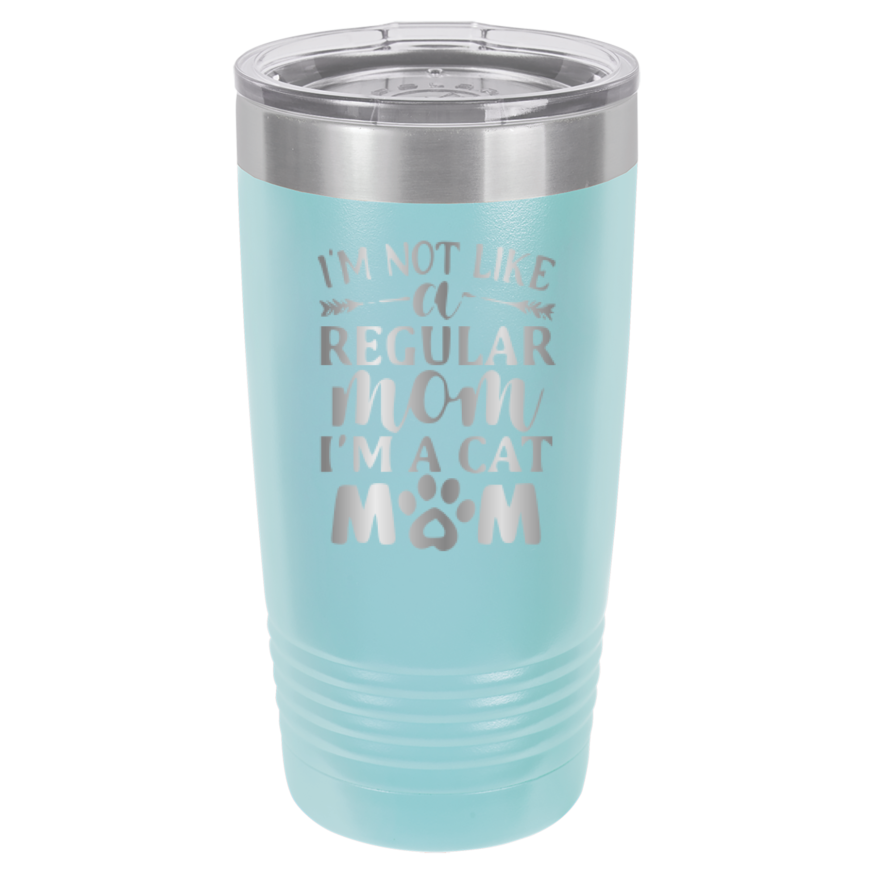 I'm Not Like A Regular Mom, I'm A Cat Mom - 20oz Polar Camel Tumbler image 12