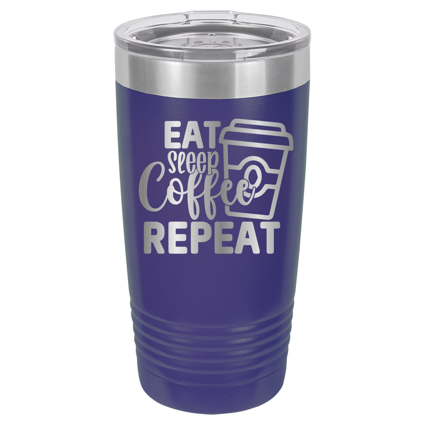 Eat, Sleep, Coffee, Repeat - 20oz Polar Camel Tumbler - For Coffee Lovers! image 5