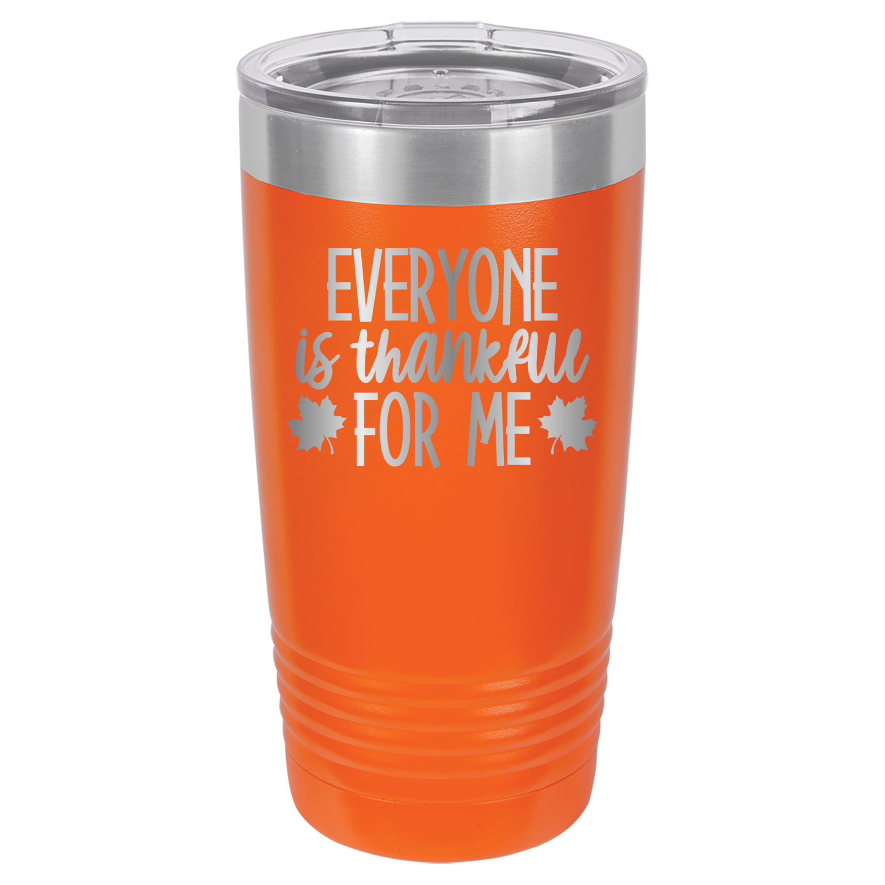 Everyone Is Thankful For Me - 20oz Polar Camel Tumbler - Orange image