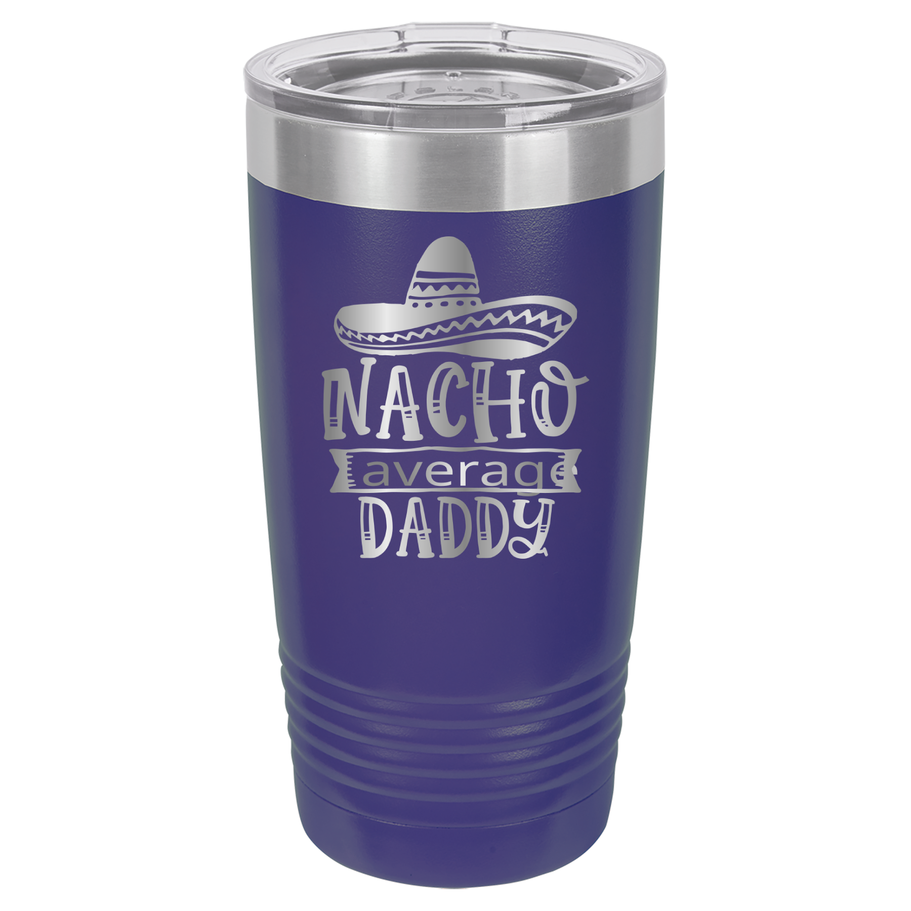 Nacho Average Daddy - 20oz Polar Camel Tumbler - Purple image