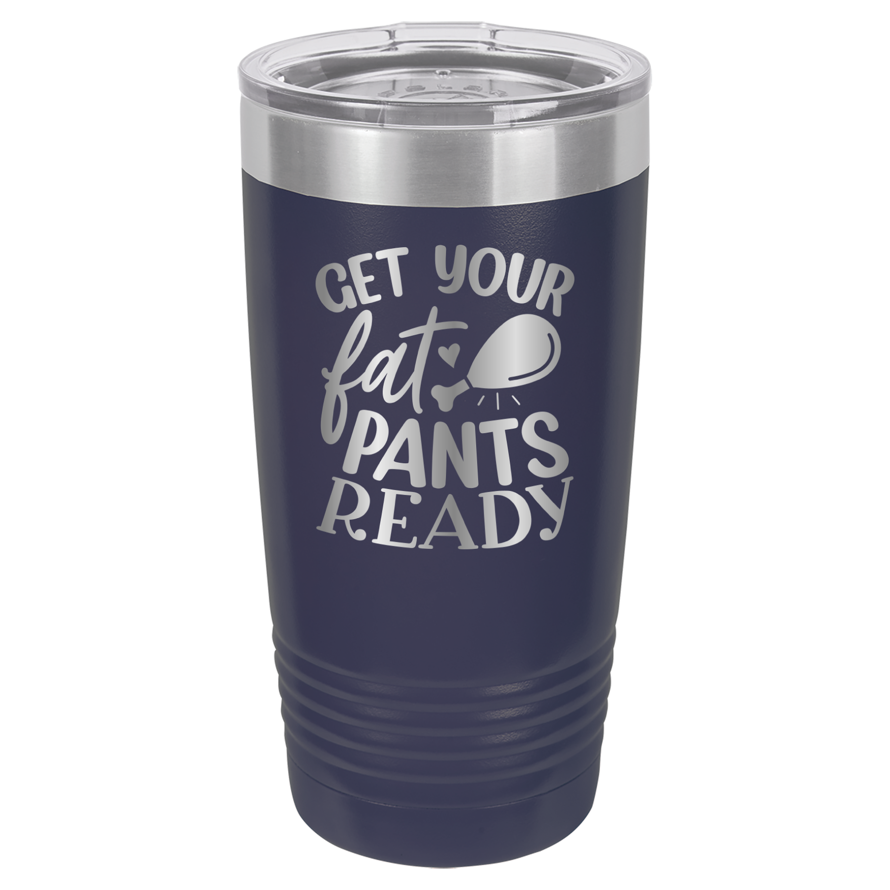Get Your Fat Pants Ready - 20oz Polar Camel Tumbler - Navy image