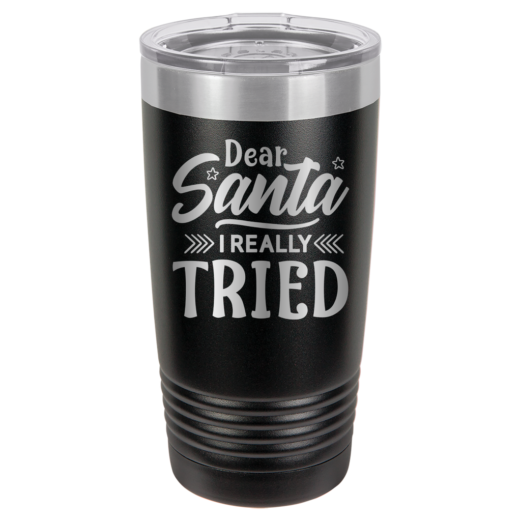 Dear Santa I Really Tried - 20oz Polar Camel Tumbler image 16
