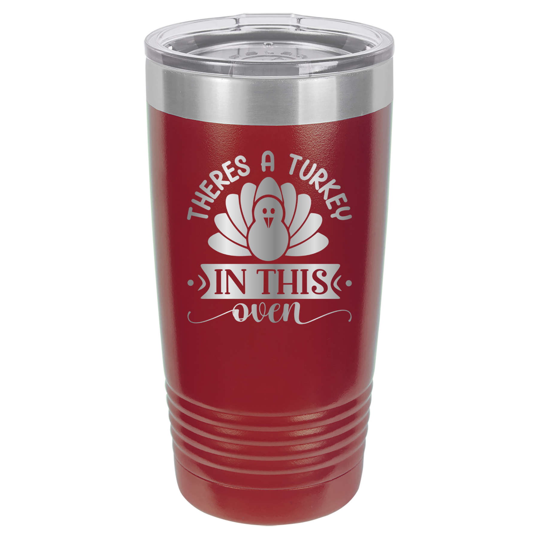 There's A Turkey In This Oven - 20oz Polar Camel Tumbler image 8