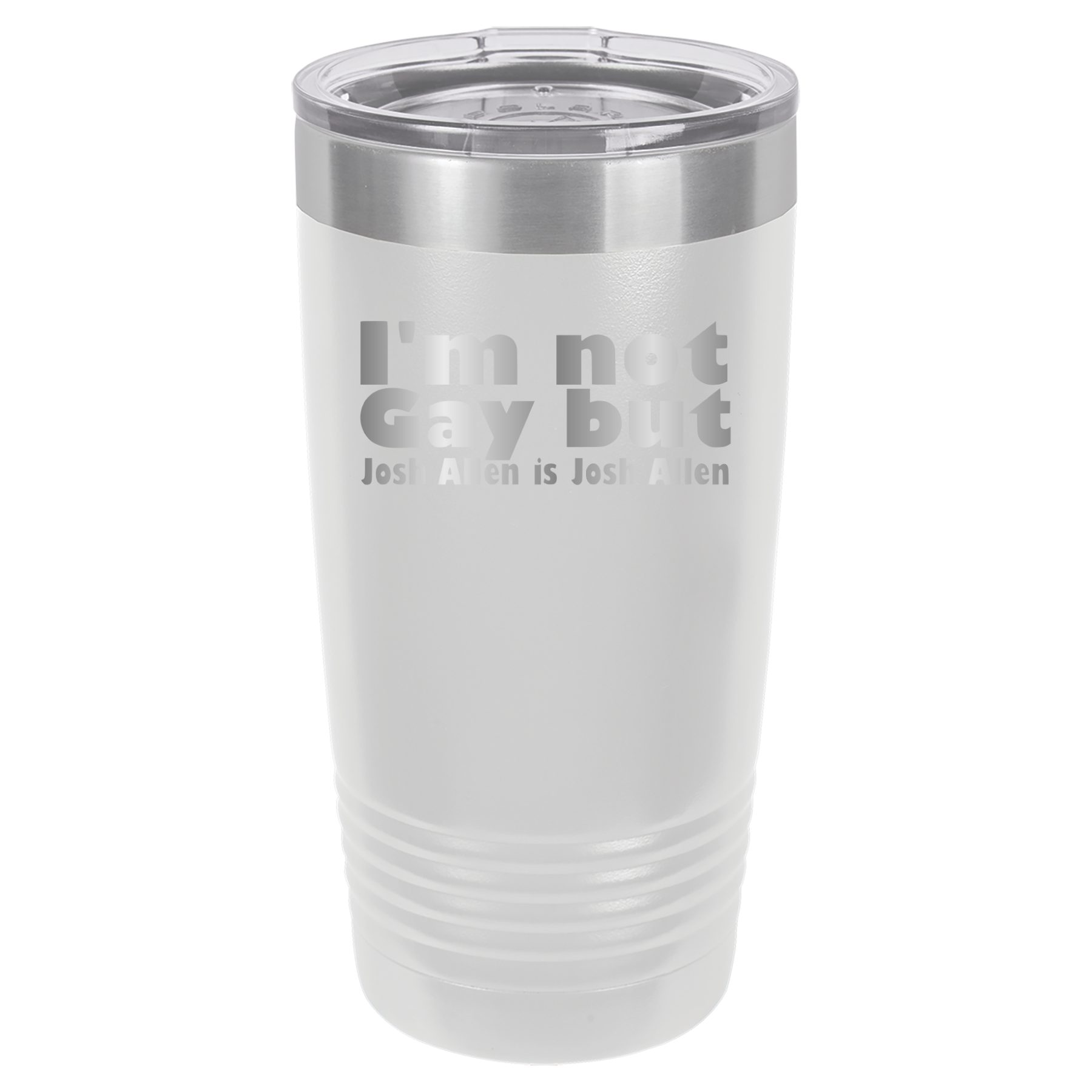 I'm Not Gay But Josh Allen Is Josh Allen - 20oz Polar Camel Tumbler image 3