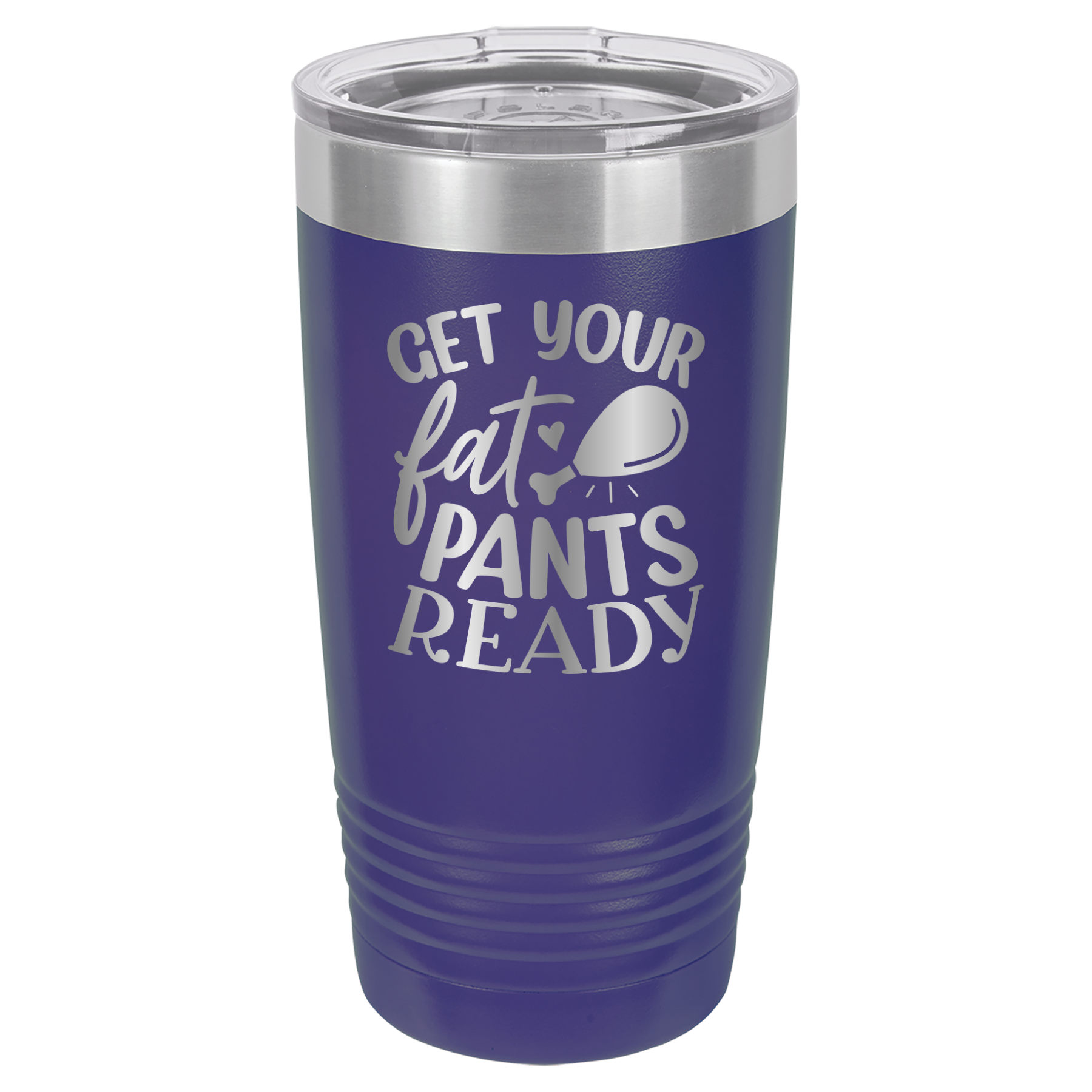Get Your Fat Pants Ready - 20oz Polar Camel Tumbler - Purple image
