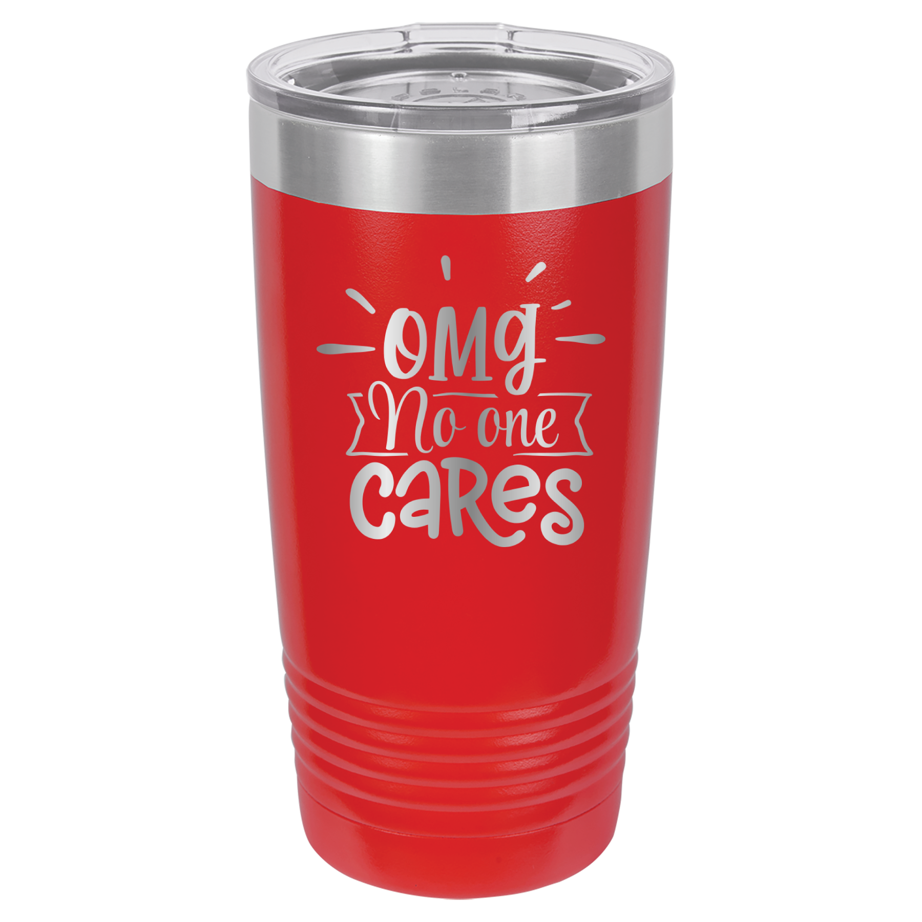 OMG No One Cares - 20oz Polar Camel Tumbler image 1