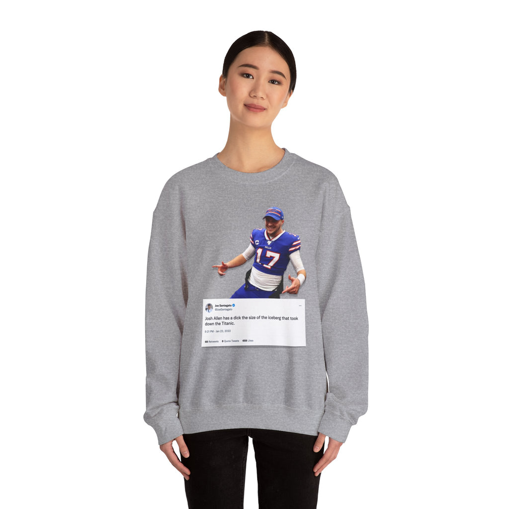 Josh Allen is Packin' Sweatshirt