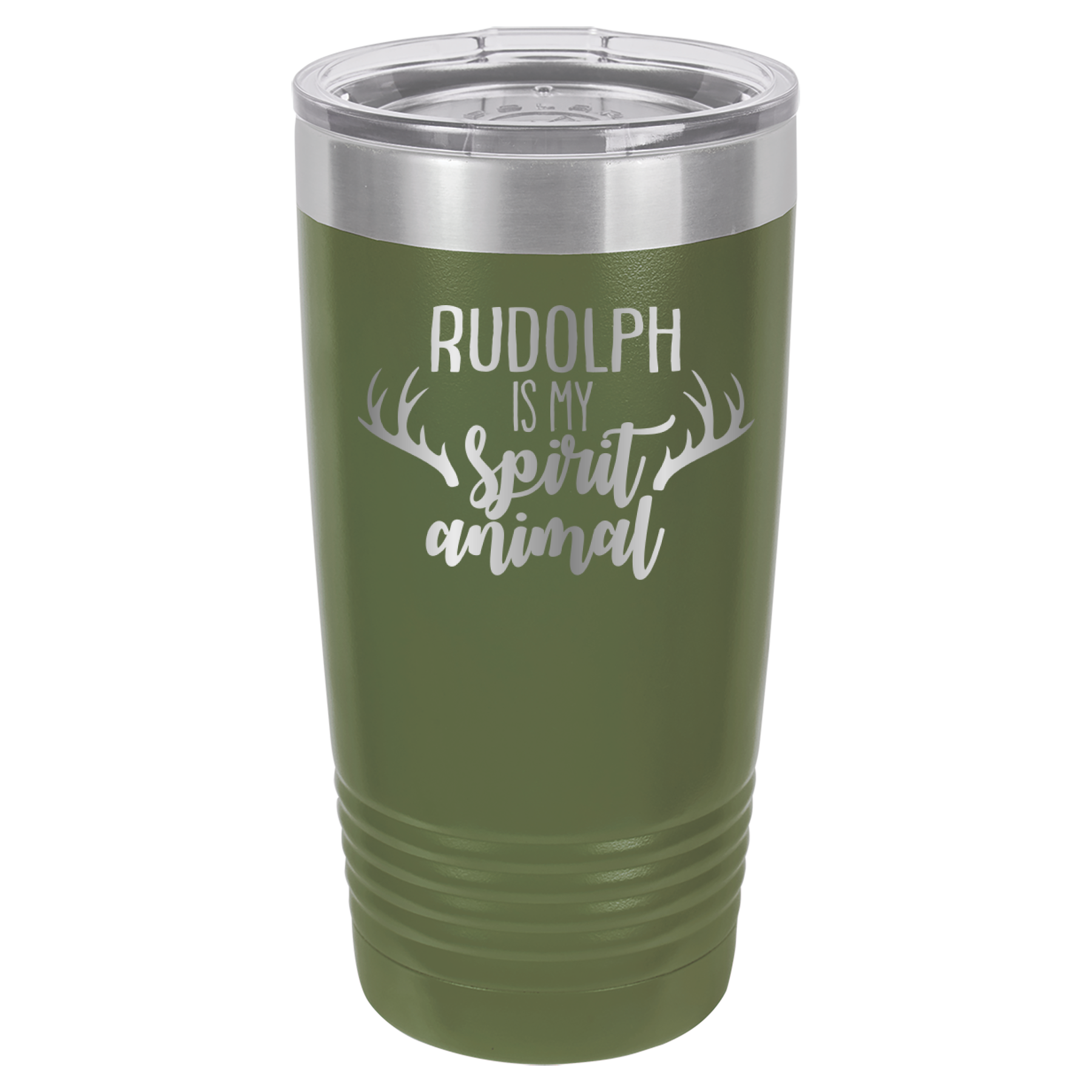 Rudolph Is My Spirit Animal - 20oz Polar Camel Tumbler image 10