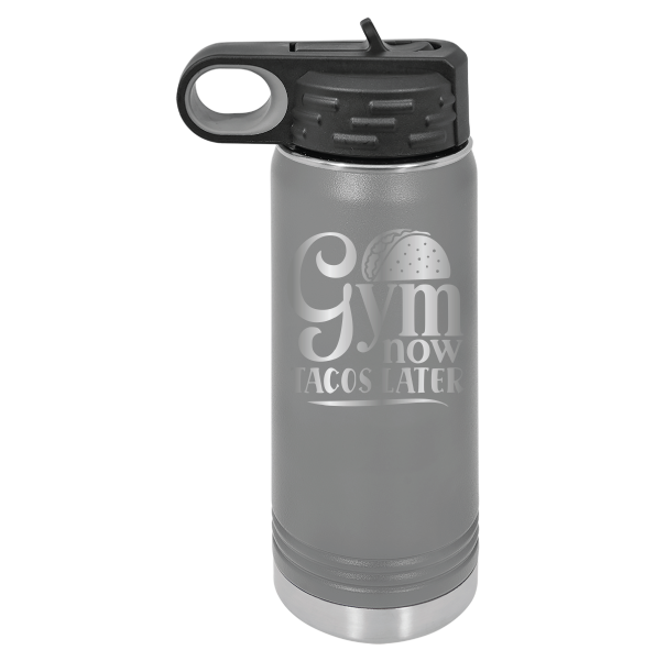 Gym Now, Tacos Later - 20oz Polar Camel Tumbler - Sip in Style! image 10