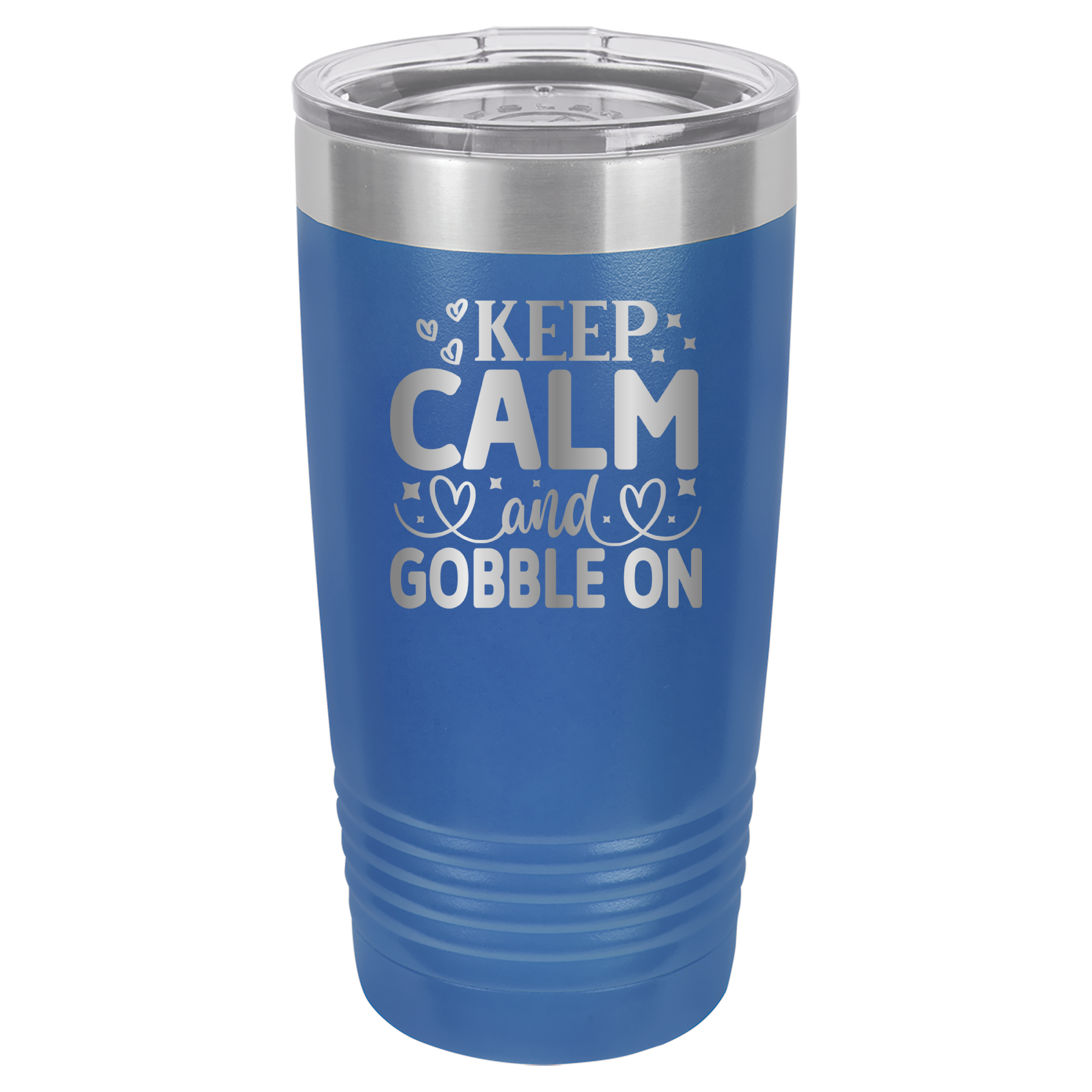 Keep Calm and Gobble On - 20oz Polar Camel Tumbler image 0