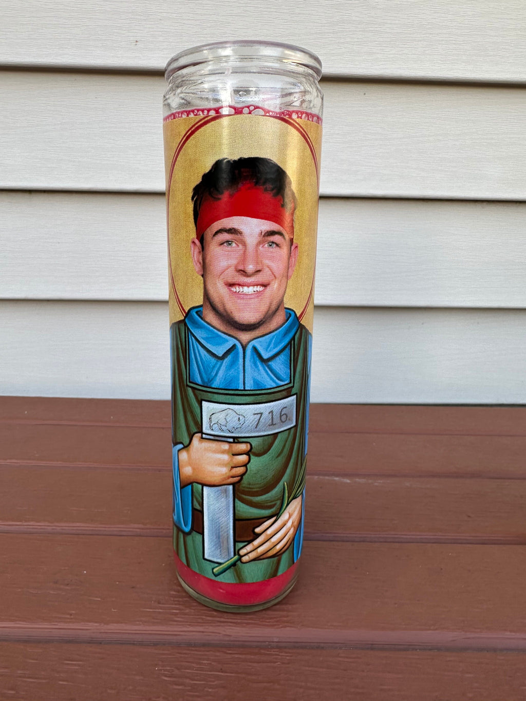 Dalton Kincaid - Buffalo Bills Prayer Candle