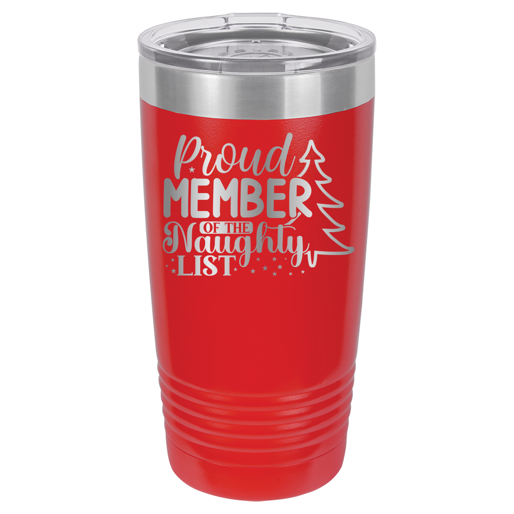 Proud Member of the Naughty List - 20oz Polar Camel Tumbler - Red image