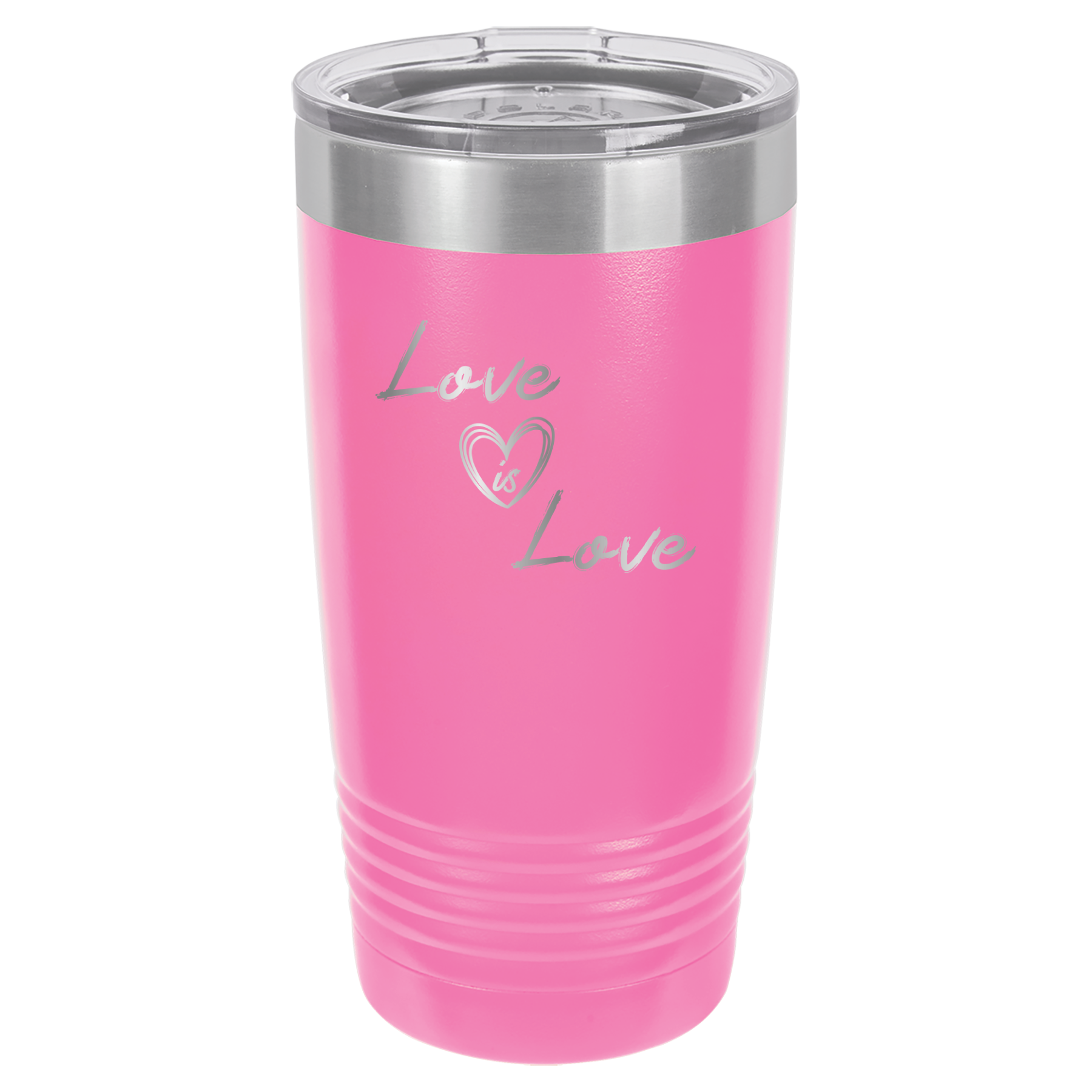 Love is Love - 20oz Polar Camel Tumbler - Pride - Pink image