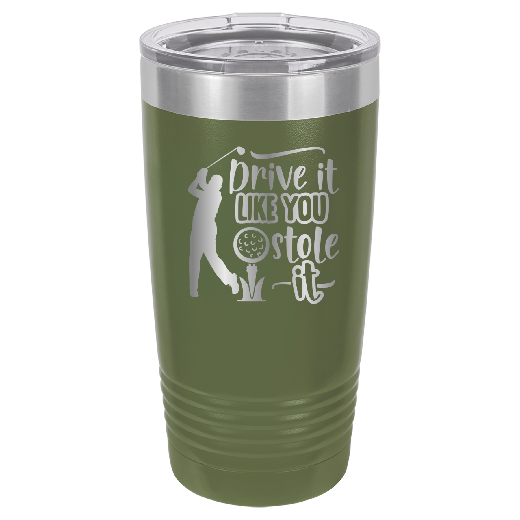 Drive It Like You Stole It (Male) - 20oz Polar Camel Tumbler - Golf image 10