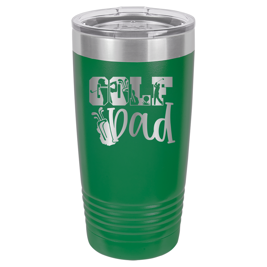 Golf Dad - 20oz Polar Camel Tumbler - Green image