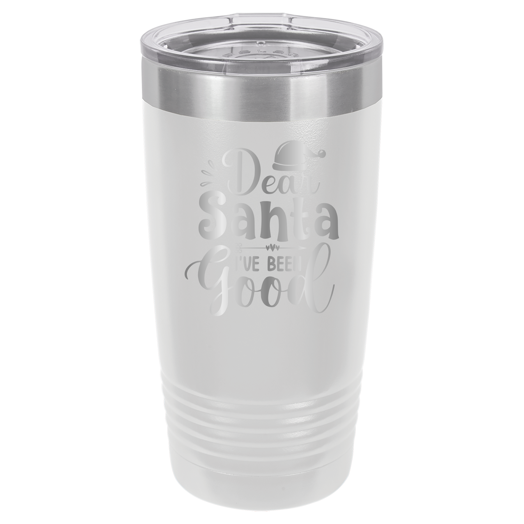 Dear Santa I've Been Good - 20oz Polar Camel Tumbler - White image