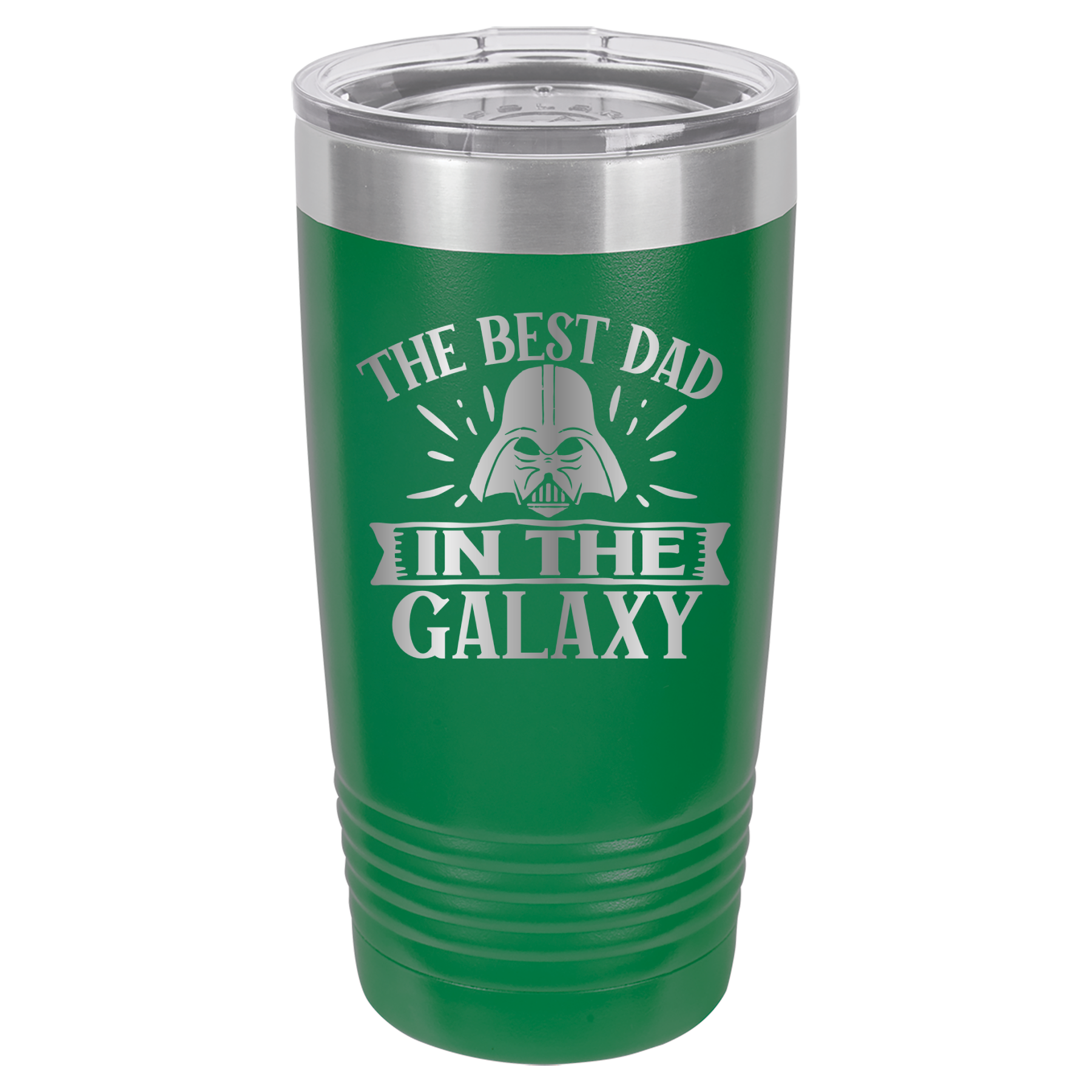 The Best Dad In The Galaxy - 20oz Polar Camel Tumbler - Green image