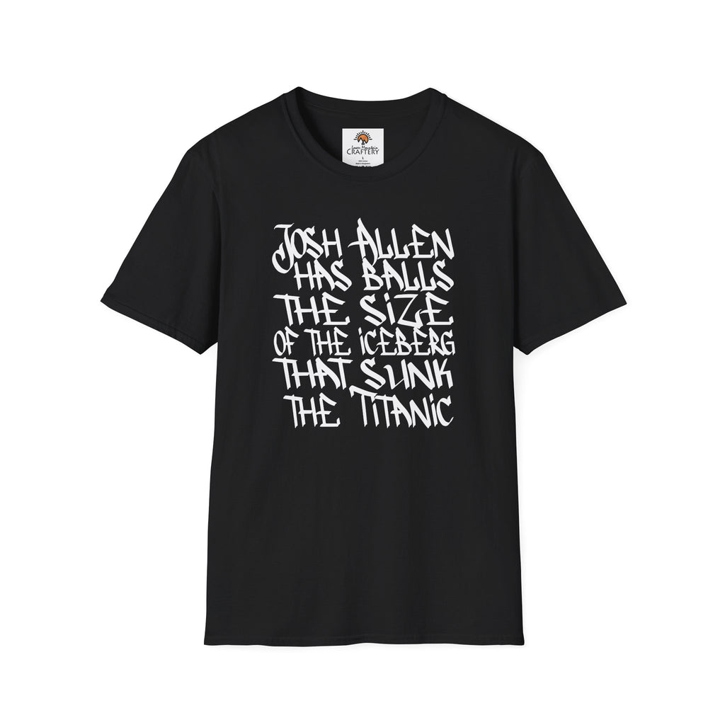 Josh Allen's B@lls Sunk the Titanic tee shirt