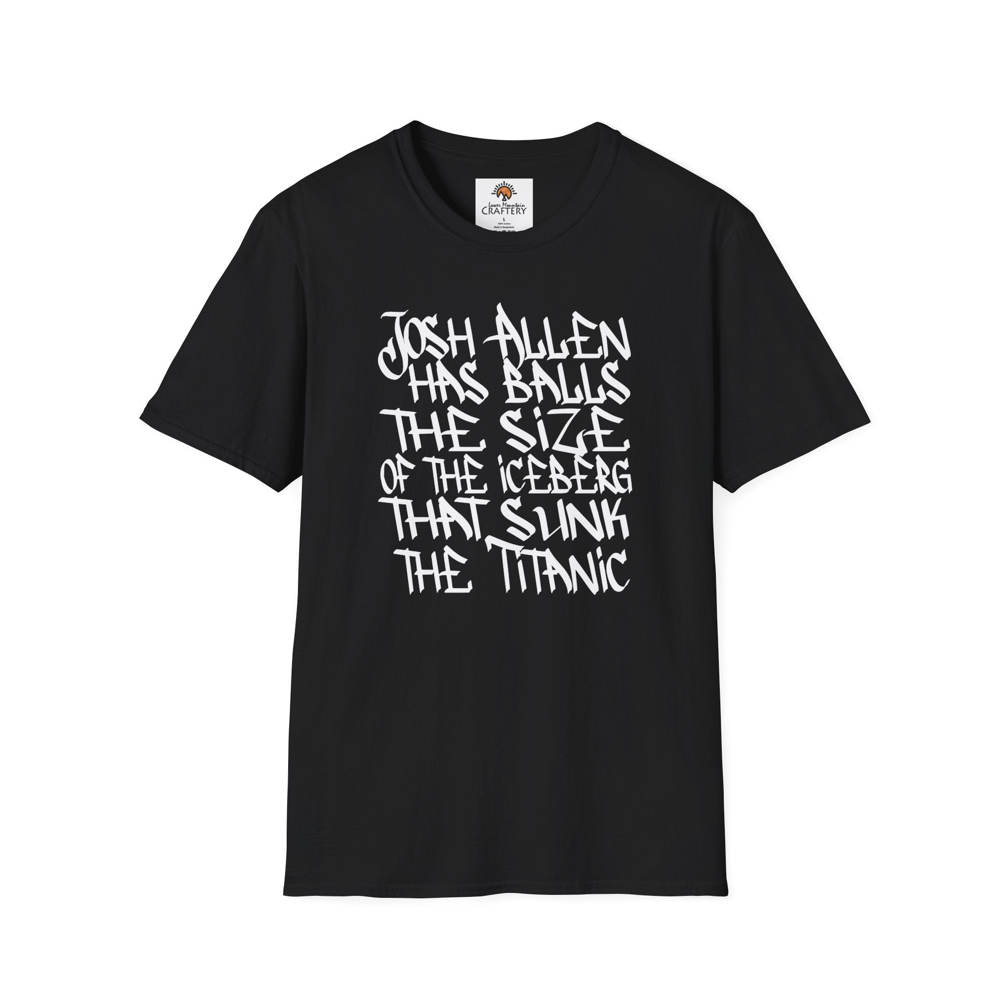 Josh Allen's B@lls Sunk the Titanic tee shirt