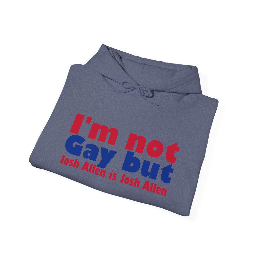 I'm not Gay, but Josh Allen is Josh Allen hoodie- Buffalo Bills Mafia
