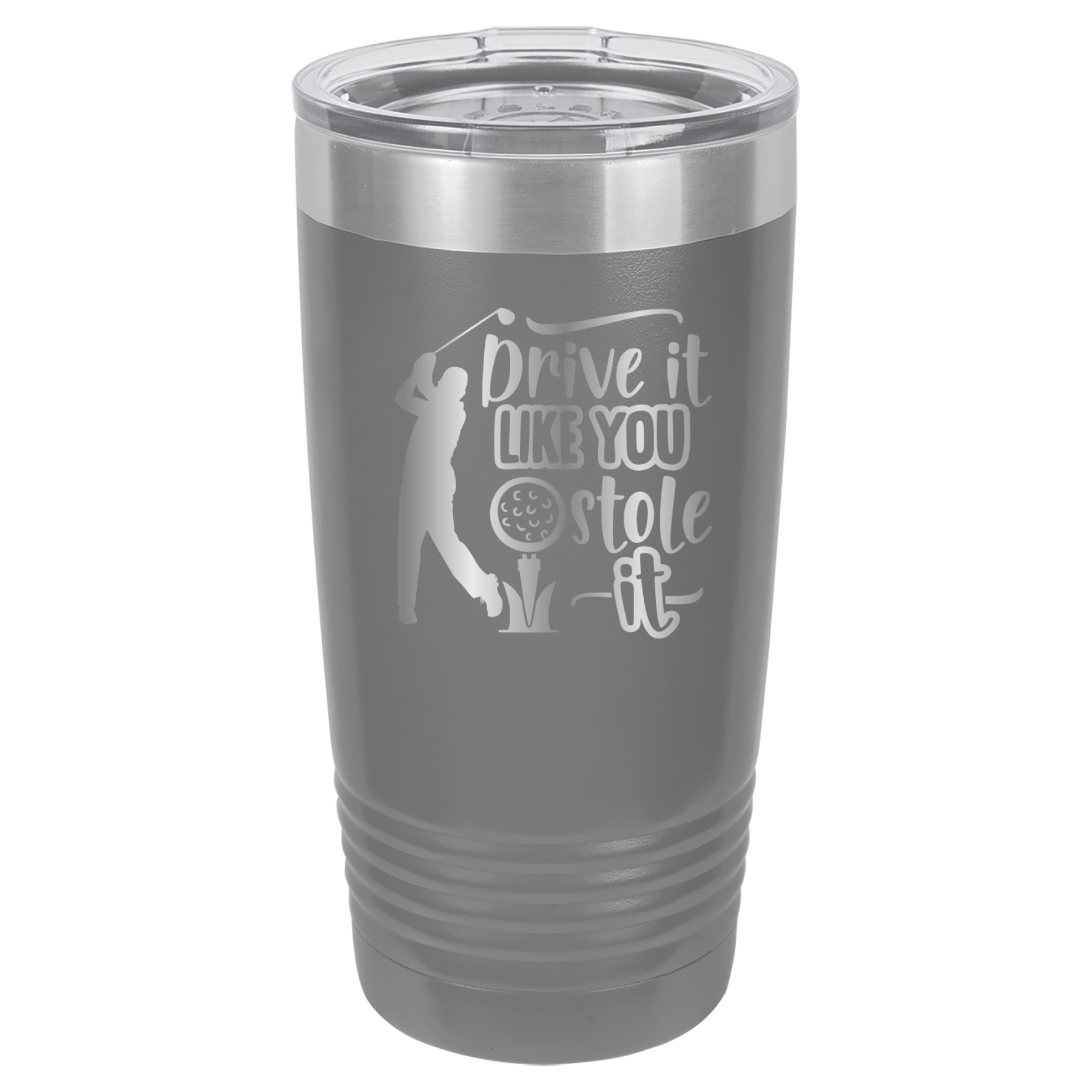 Drive It Like You Stole It (Male) - 20oz Polar Camel Tumbler - Golf image 4