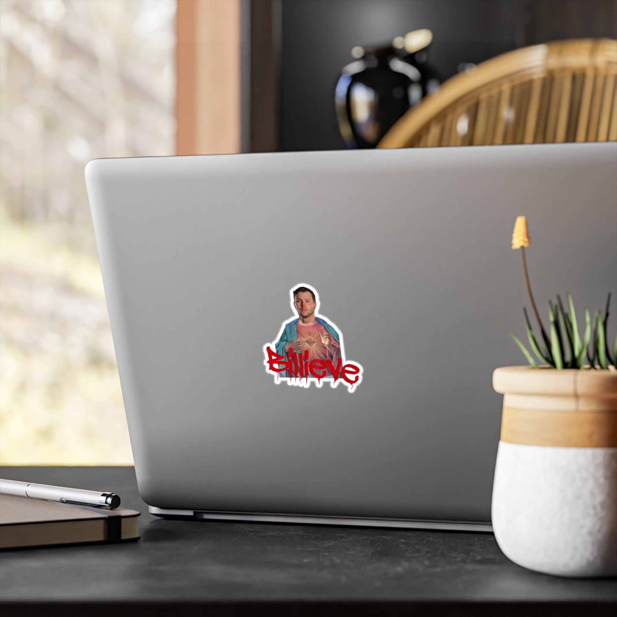 Jesus Allen Billieve Sticker- Buffalo Bills Mafia