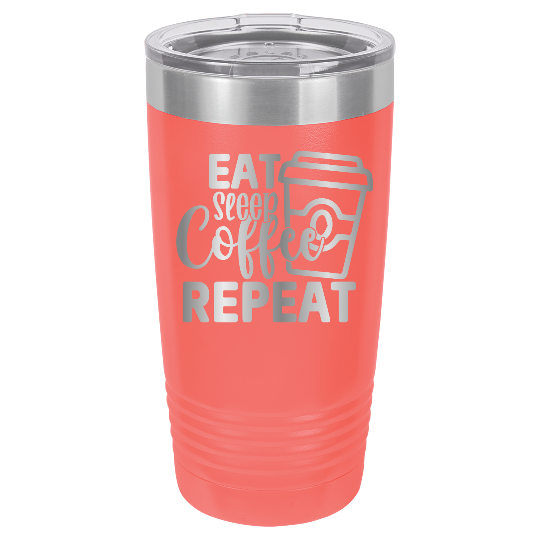 Eat, Sleep, Coffee, Repeat - 20oz Polar Camel Tumbler - For Coffee Lovers! image 15