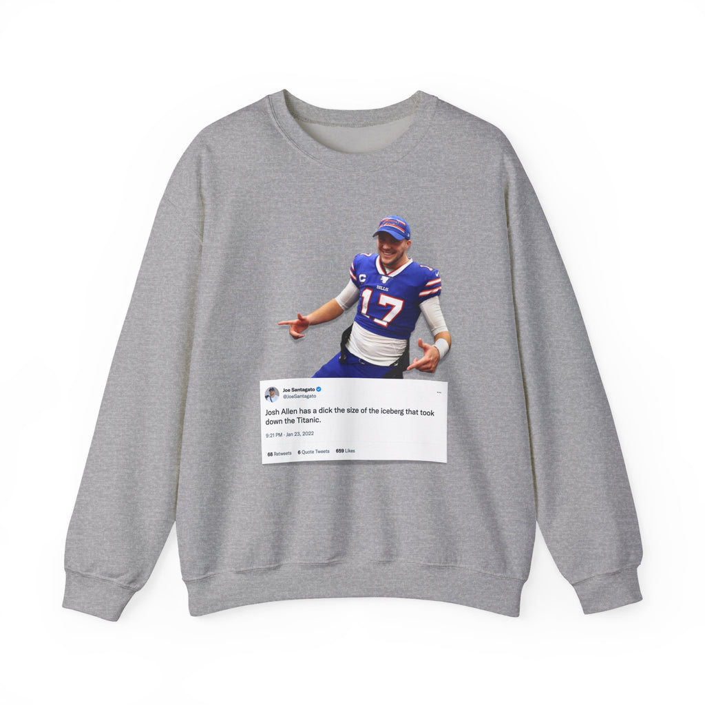 Josh Allen is Packin' Sweatshirt