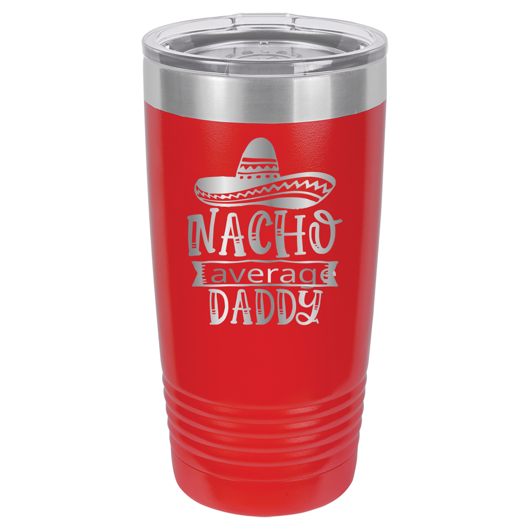 Nacho Average Daddy - 20oz Polar Camel Tumbler - Red image
