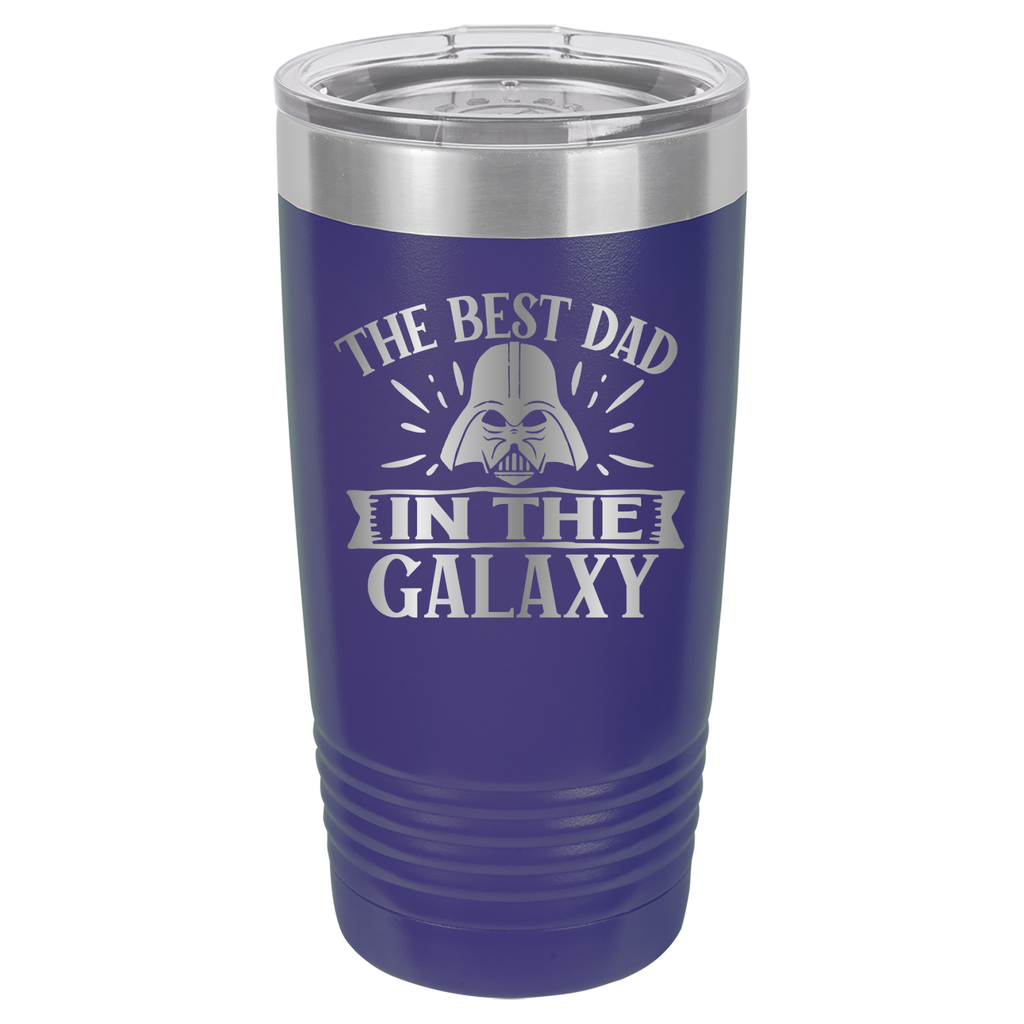 The Best Dad In The Galaxy - 20oz Polar Camel Tumbler - Purple image