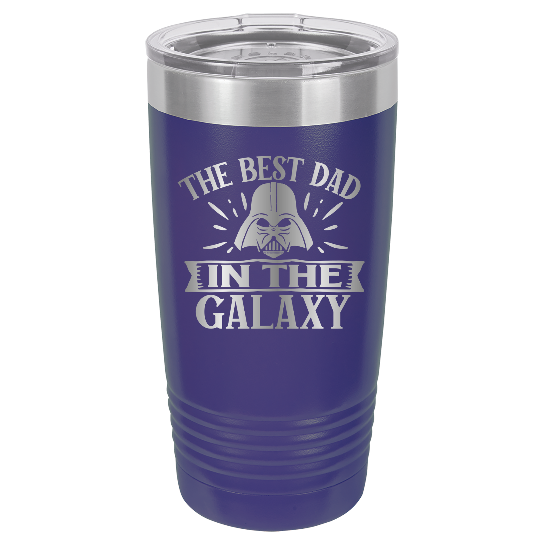 The Best Dad In The Galaxy - 20oz Polar Camel Tumbler - Purple image