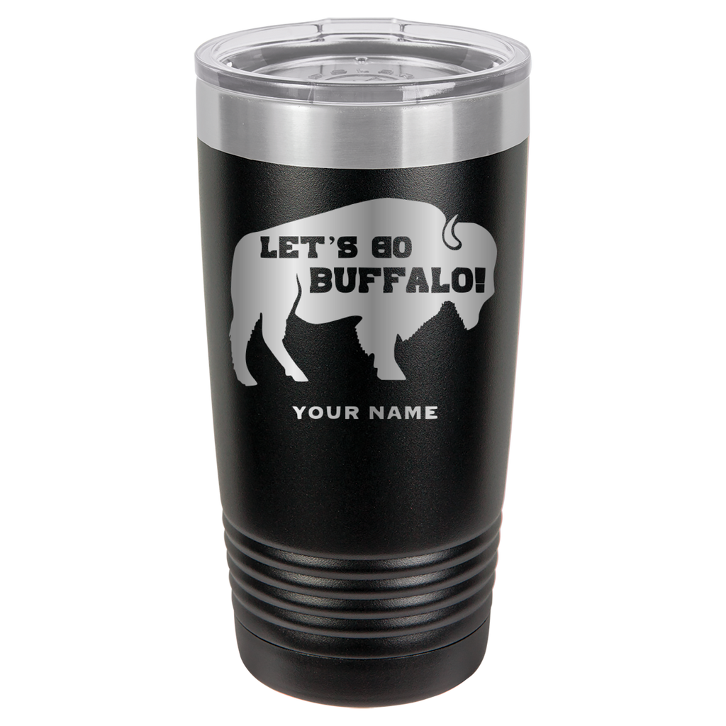 Let's Go Buffalo - 20oz Polar Camel Tumbler - Personalization Available - Buffalo Bills image 1