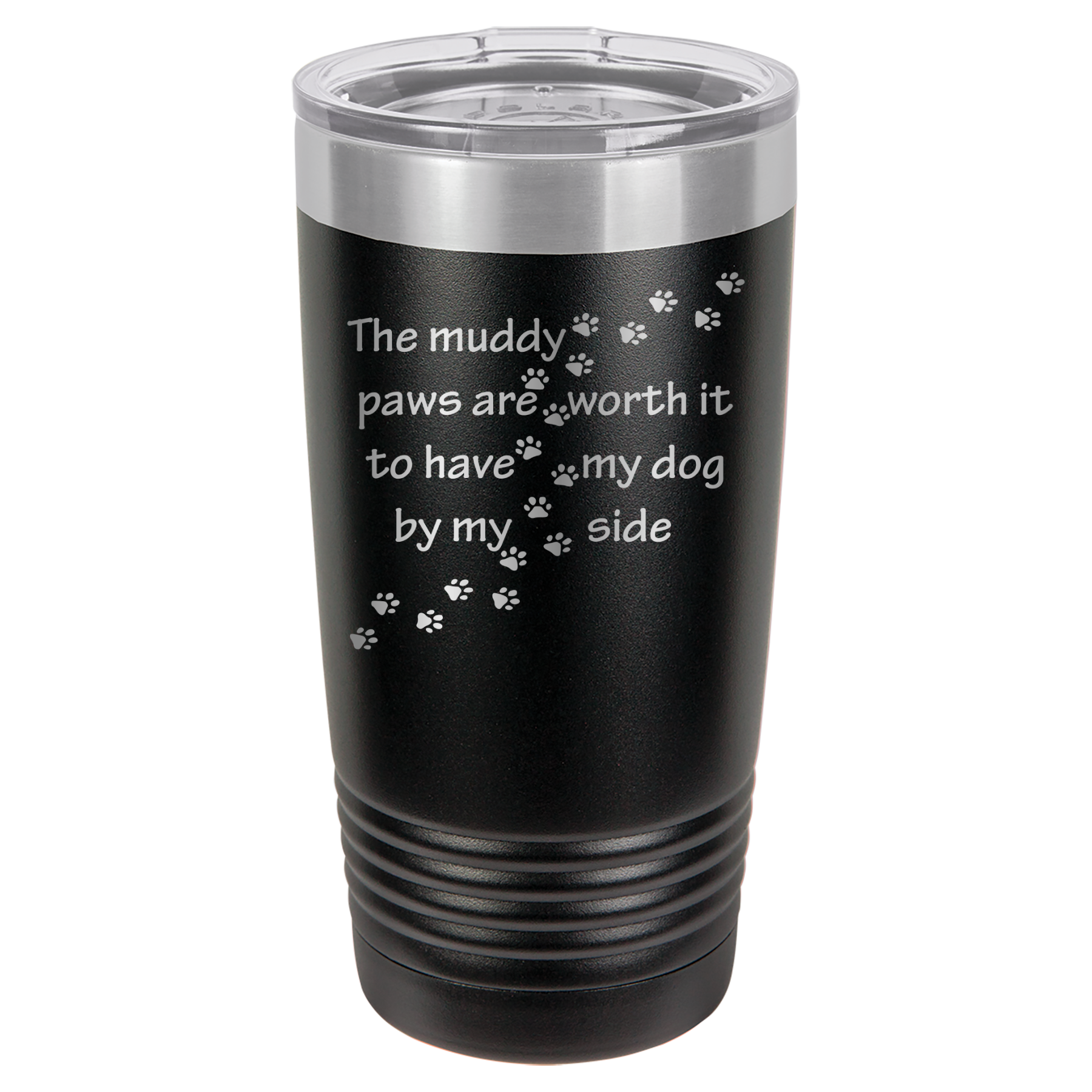Muddy Paws - Dog 20oz Polar Camel Tumbler - Can Be Customized image 0