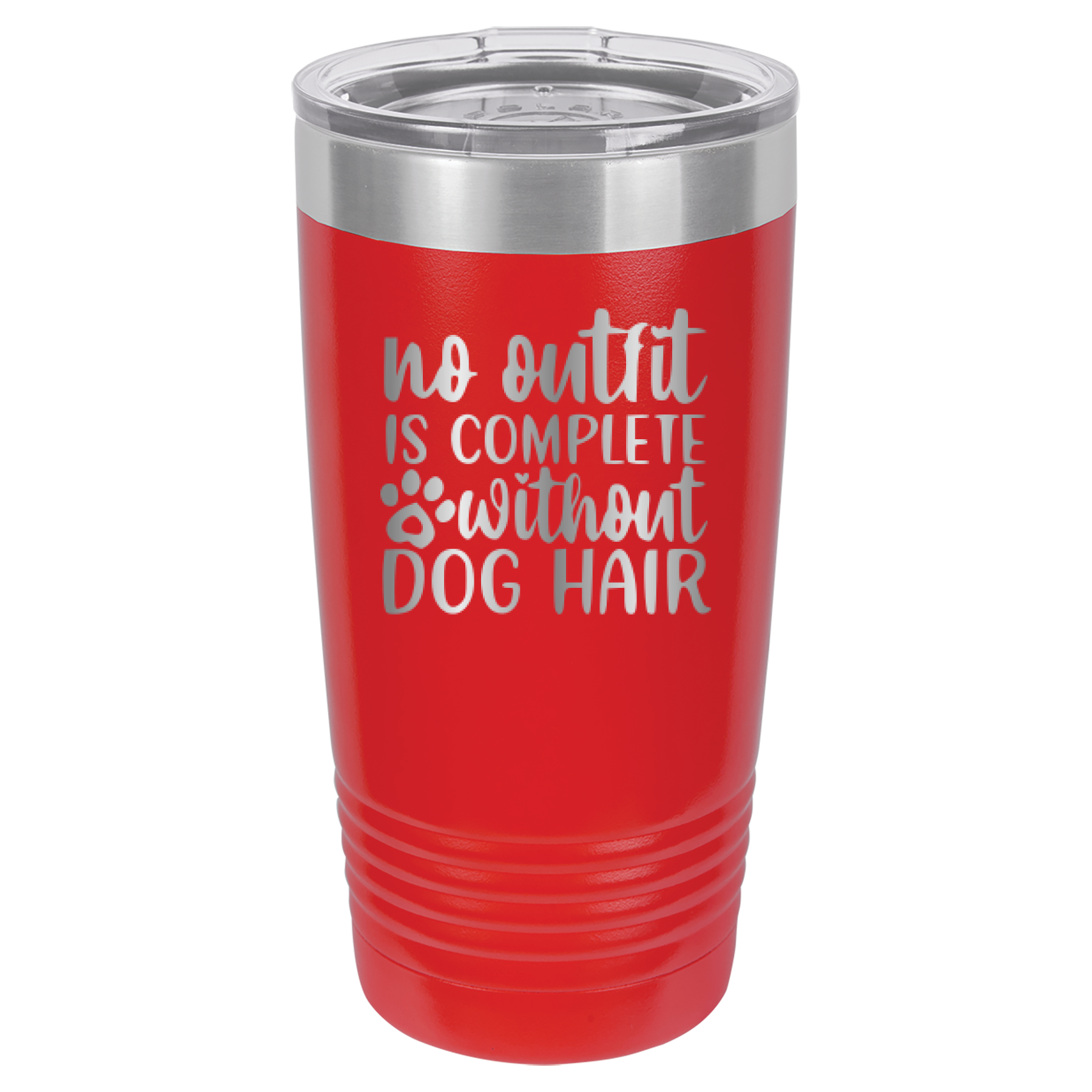 No Outfit Is Complete Without Dog Hair - 20oz Polar Camel Tumbler image 1