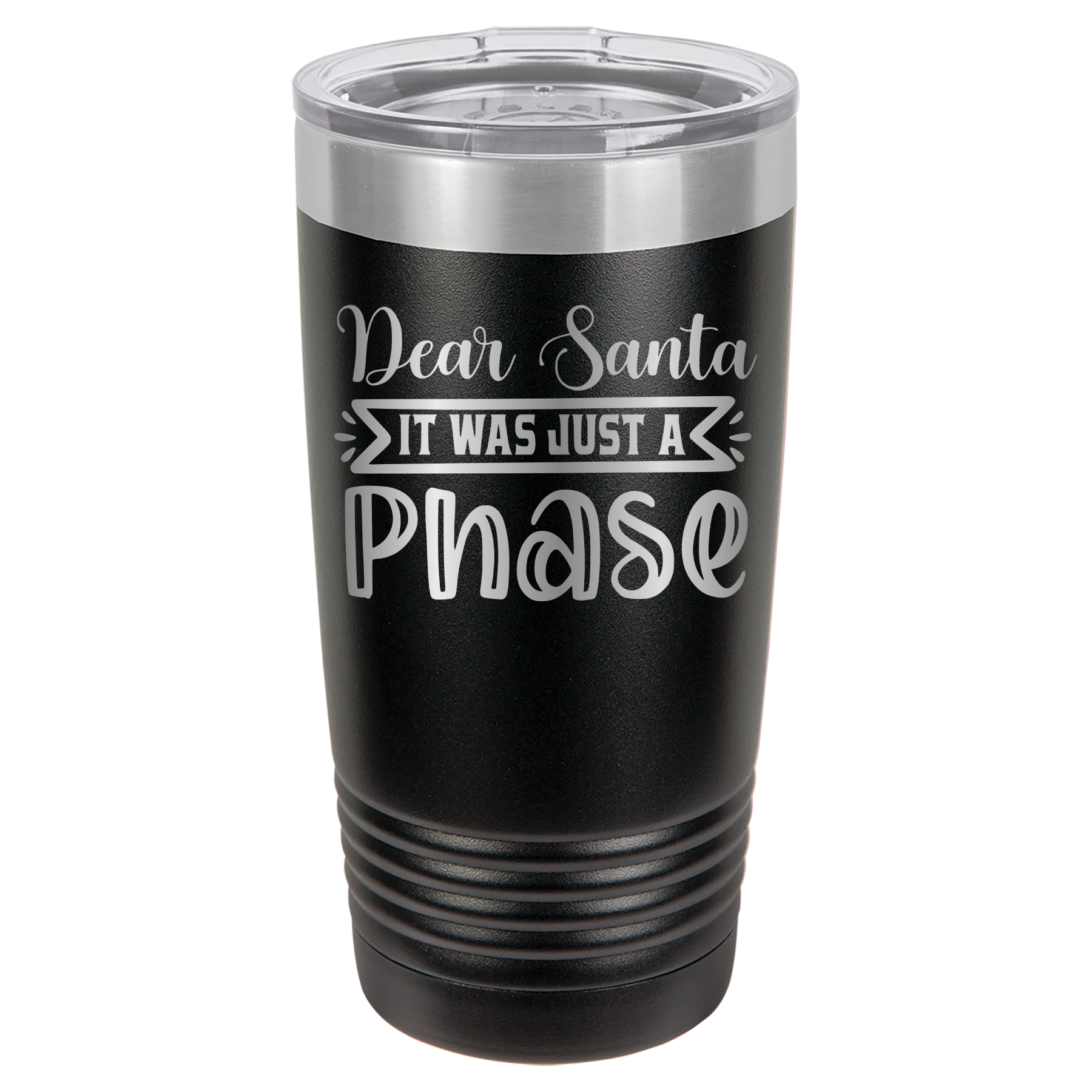 Dear Santa It Was Just A Phase - 20oz Polar Camel Tumbler image 1