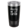 Shopping Is My Cardio - 20oz Polar Camel Tumbler image 1