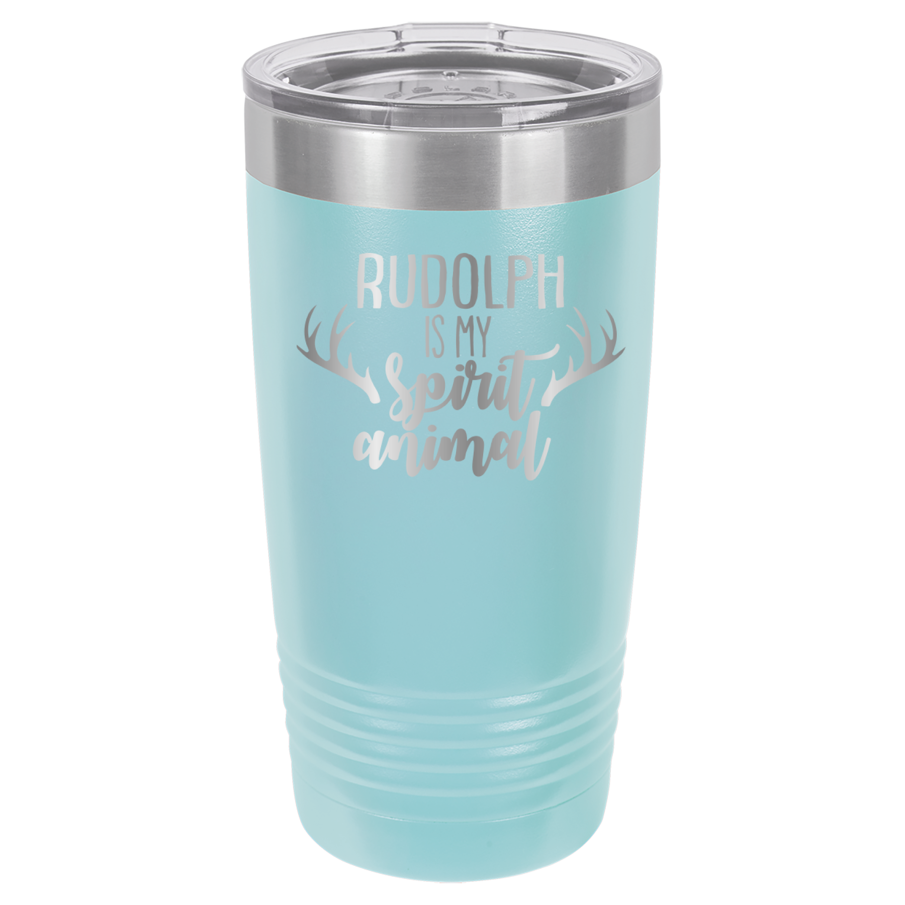 Rudolph Is My Spirit Animal - 20oz Polar Camel Tumbler image 6