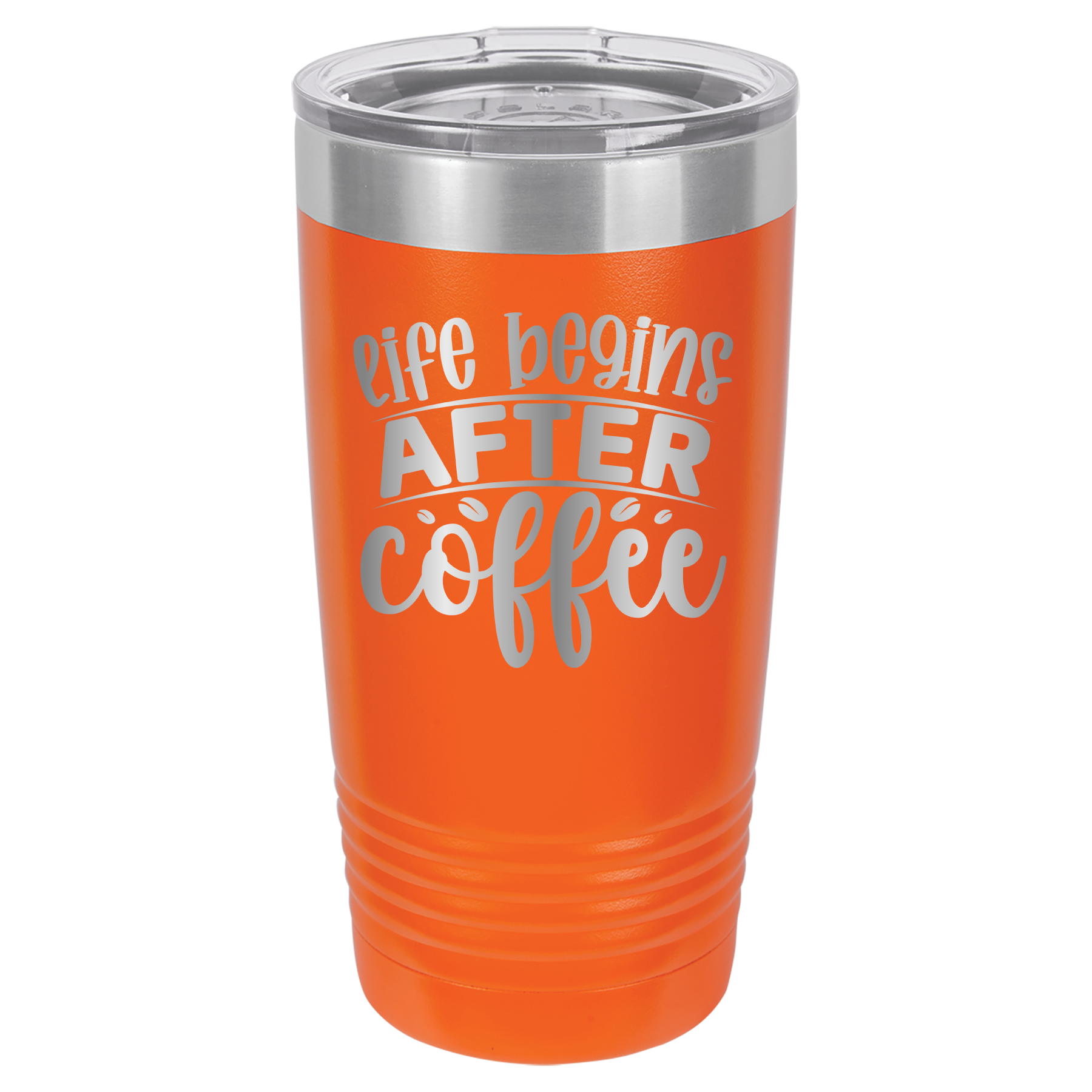 Life Begins After Coffee - 20oz Polar Camel Tumbler image 8