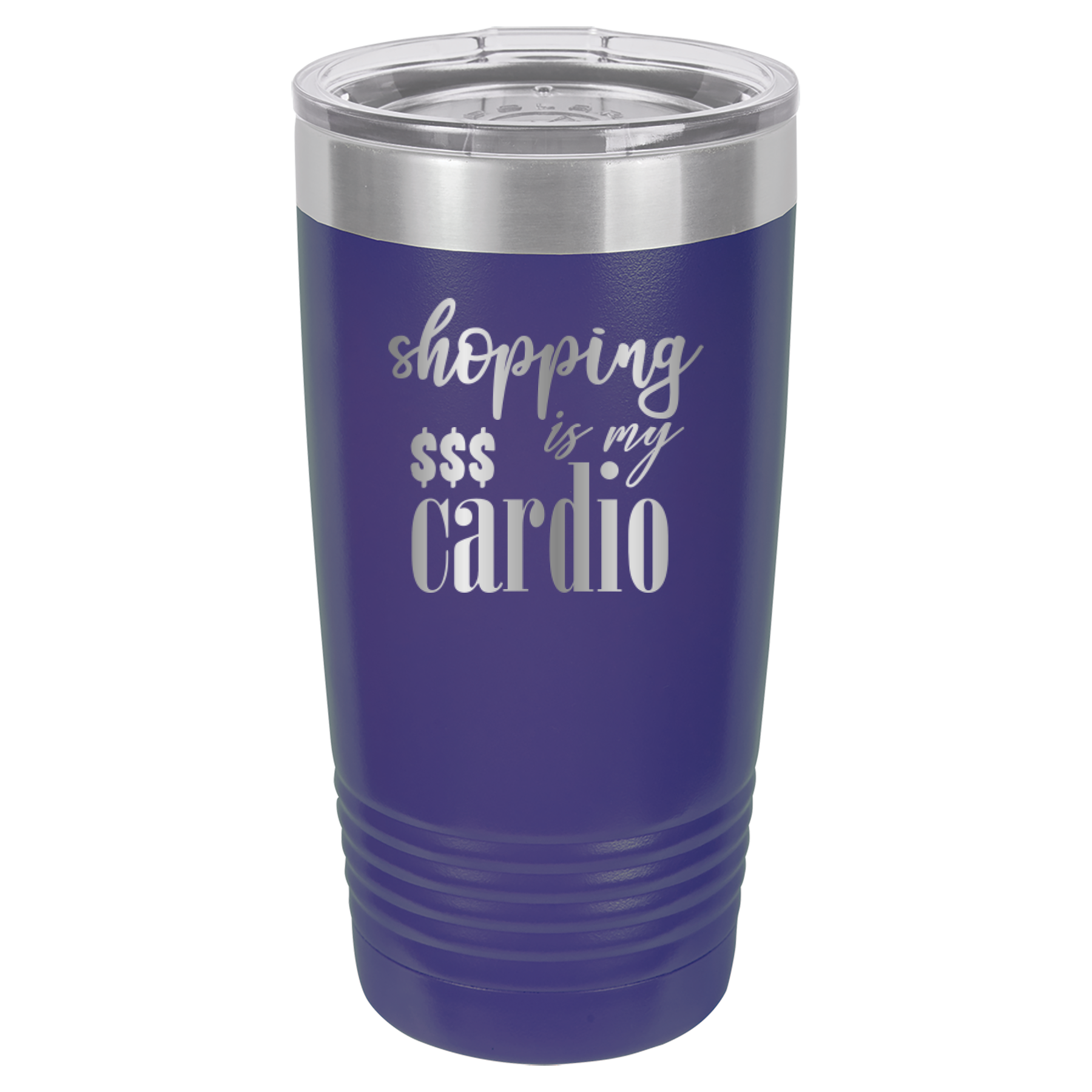 Shopping Is My Cardio - 20oz Polar Camel Tumbler image 0