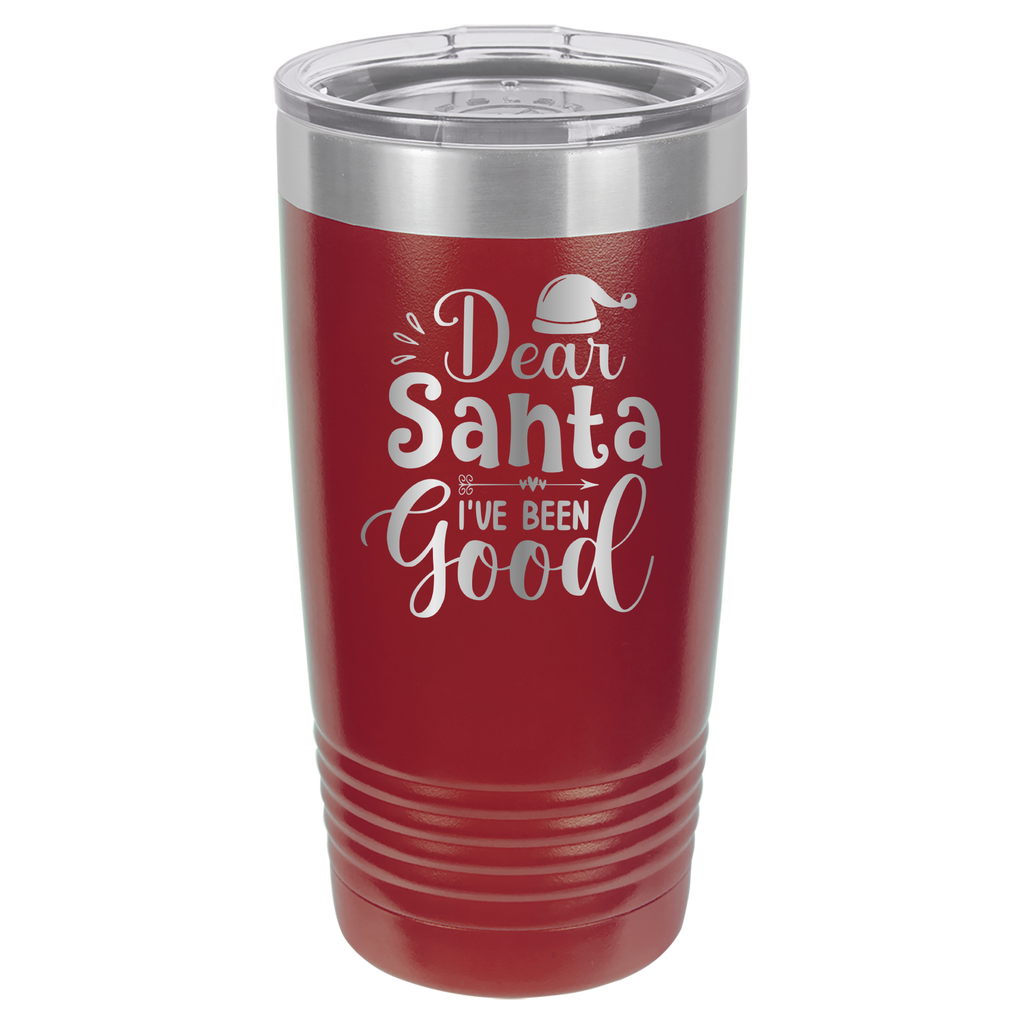 Dear Santa I've Been Good - 20oz Polar Camel Tumbler image 8