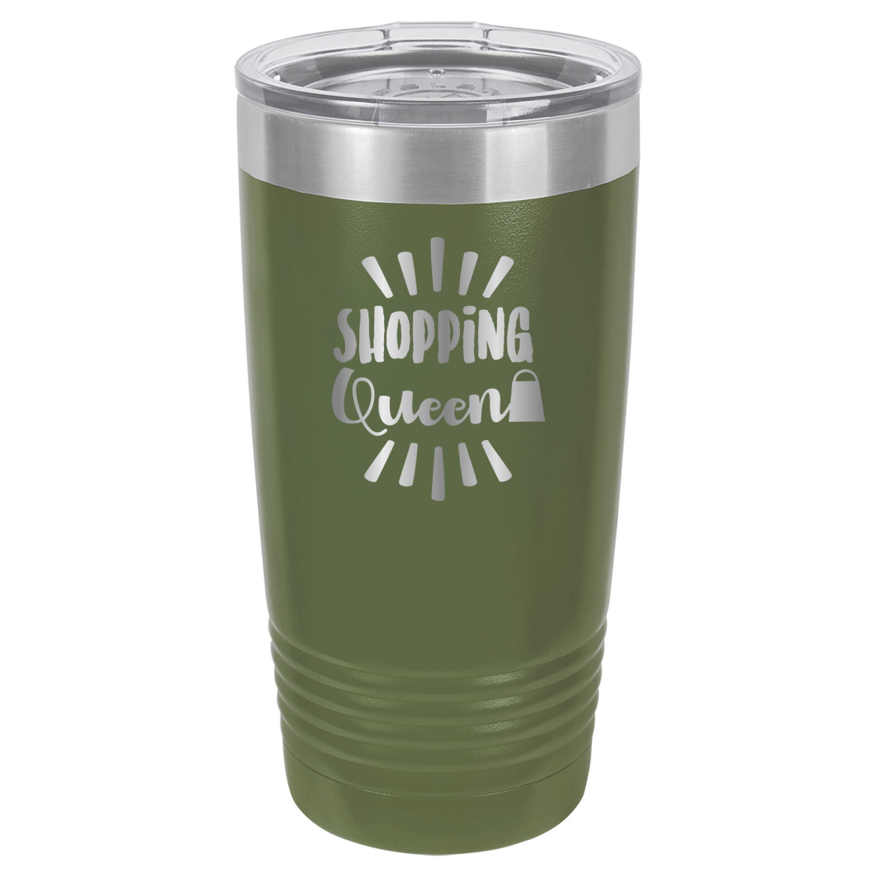 Shopping Queen - 20oz Polar Camel Tumbler - Olive Green image