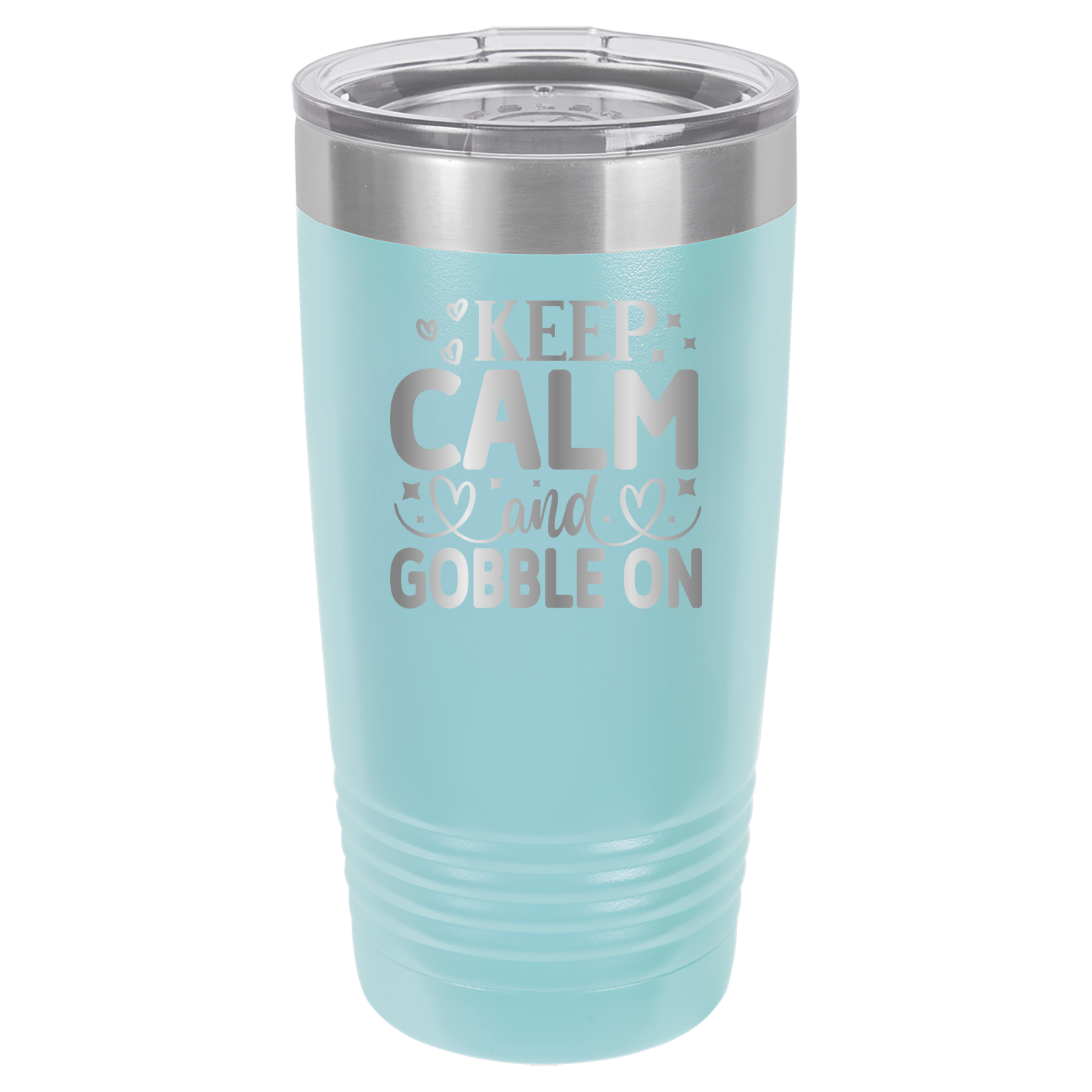 Keep Calm and Gobble On - 20oz Polar Camel Tumbler image 12