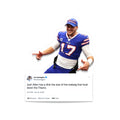 Josh Allen is Packin' Sticker