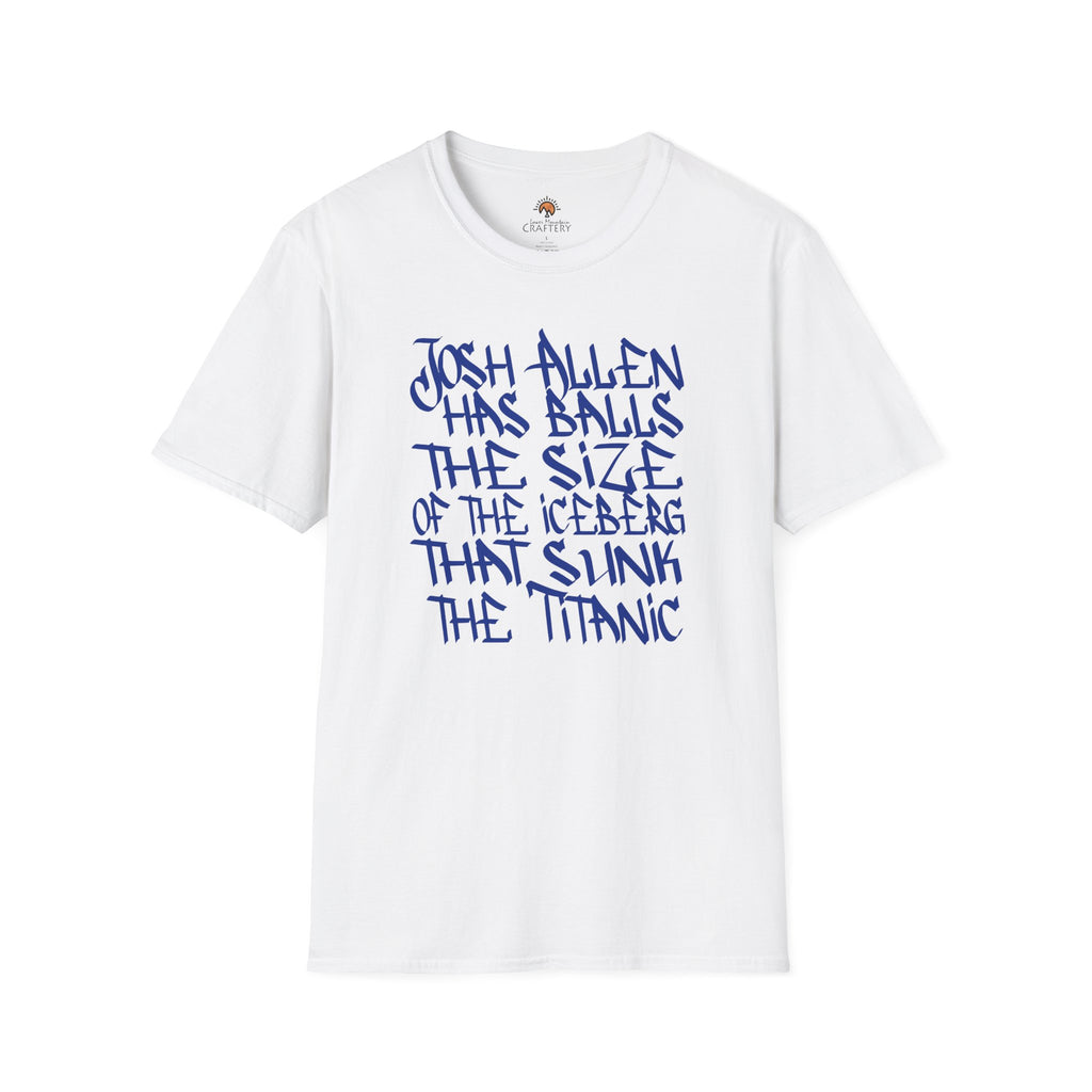 Josh Allen's B@lls Sunk the Titanic tee shirt