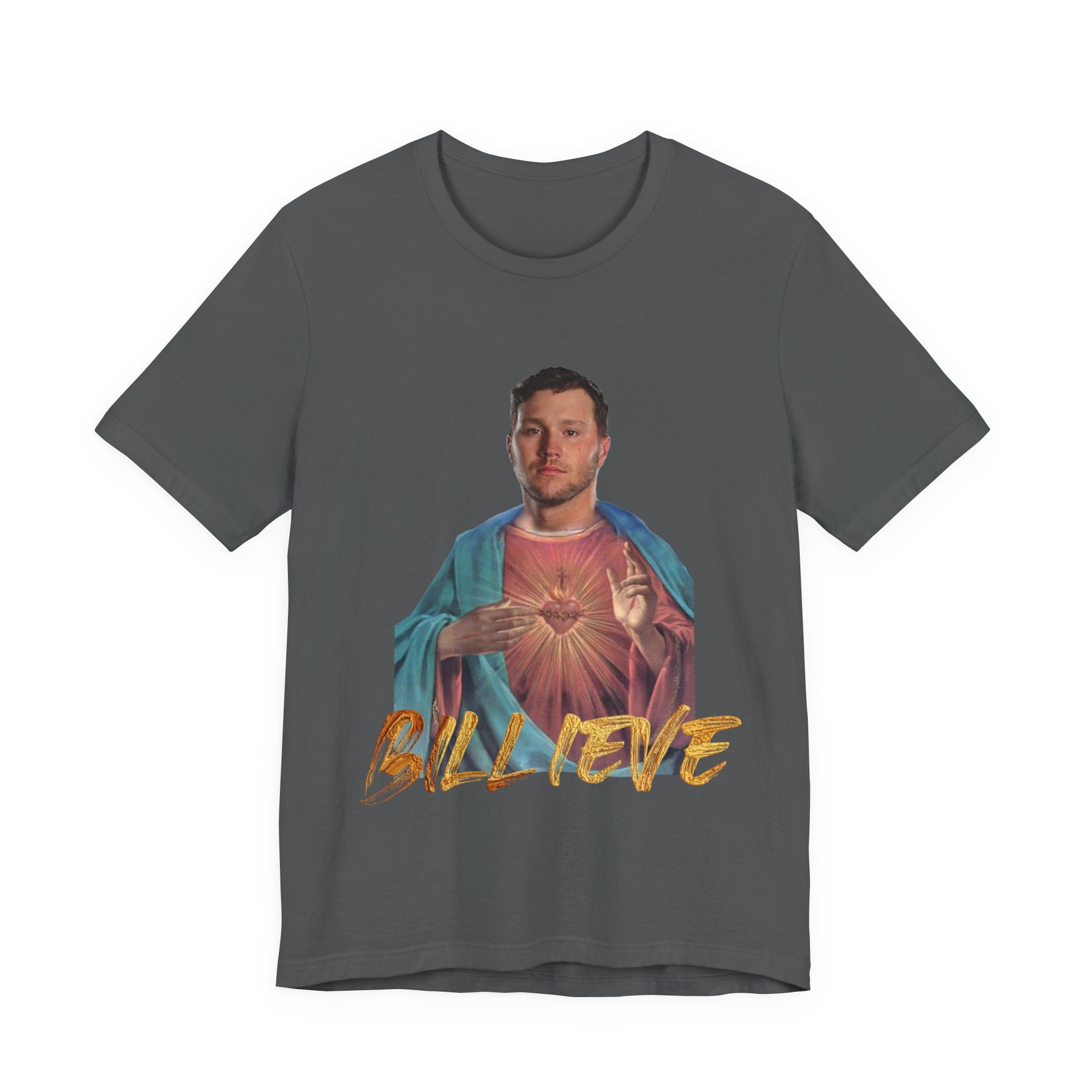 Buffalo Bills Josh Allen Billieve T-Shirt, Football Fan Gift, Game Day Apparel, NFL Team Tee, Sports Fan Shirt