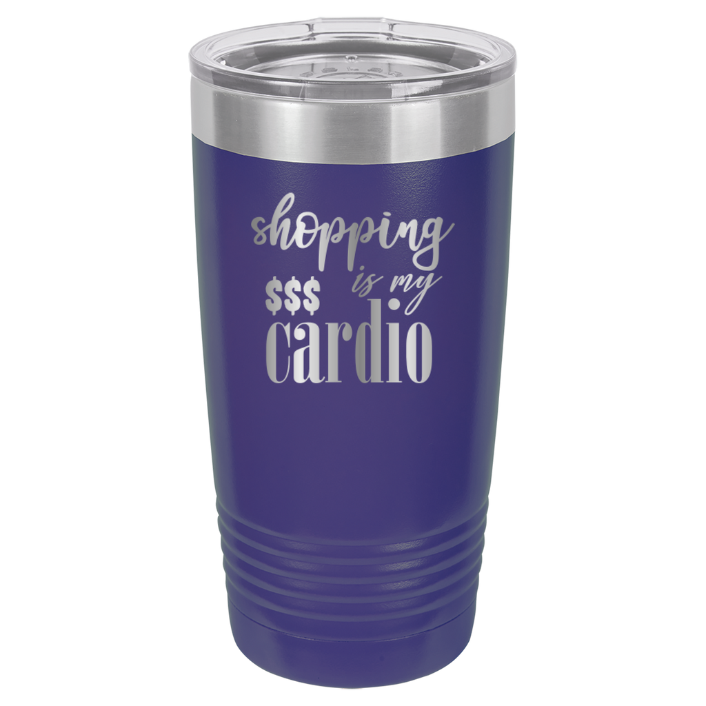 Shopping Is My Cardio - 20oz Polar Camel Tumbler image 13
