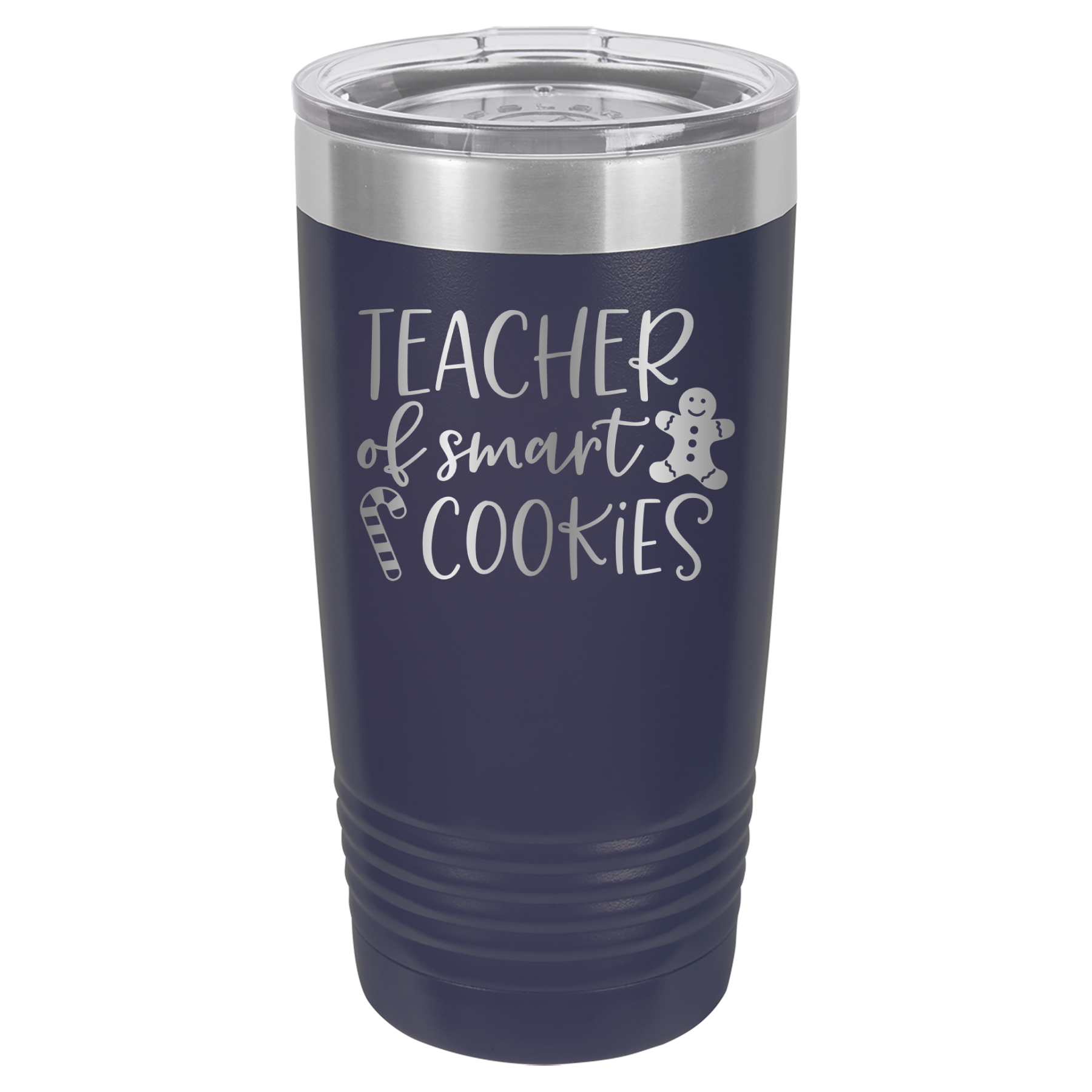 Teacher Of Smart Cookies - 20oz Polar Camel Tumbler - Navy image
