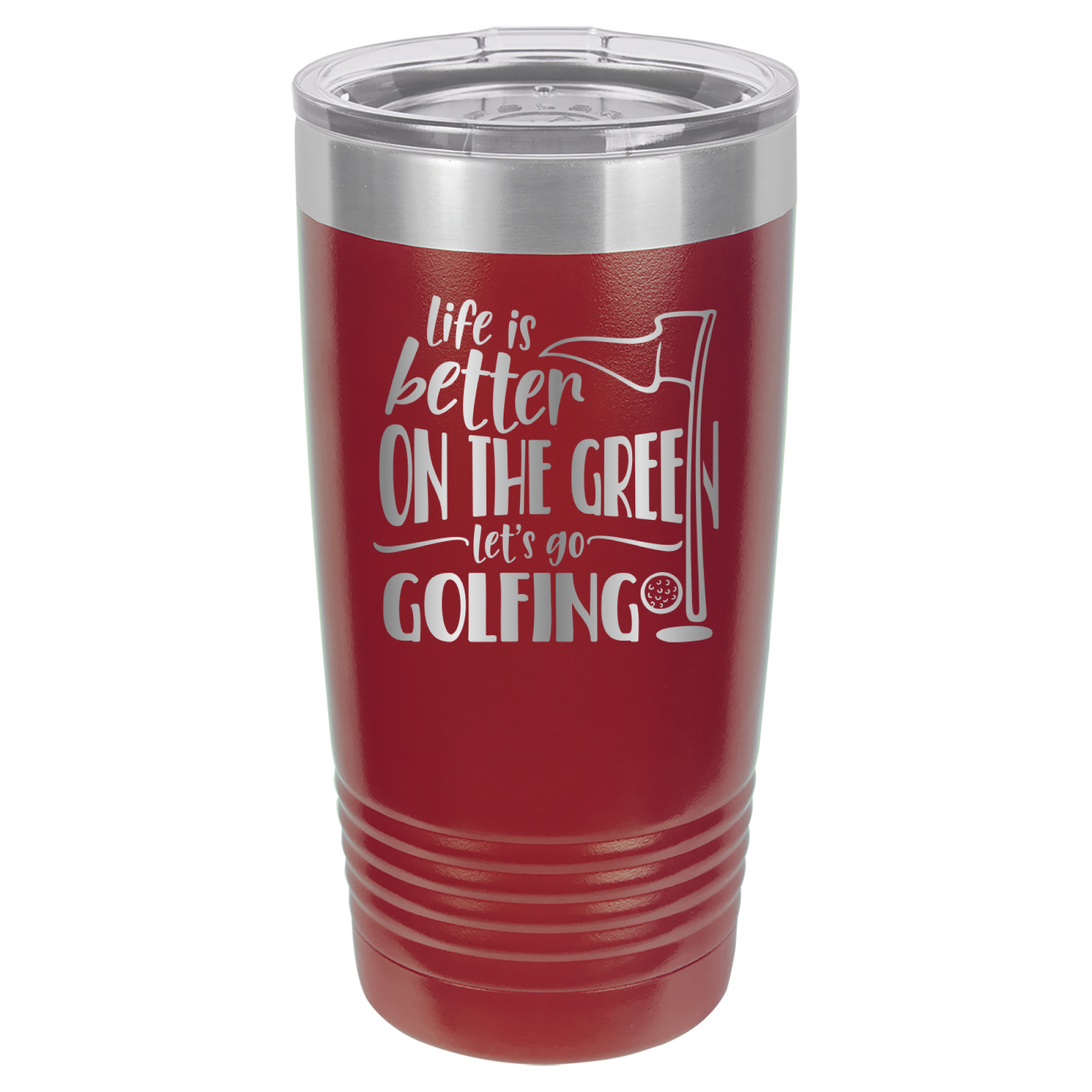 Life Is Better On The Green, Let's Go Golfing - 20oz Polar Camel Tumbler image 8