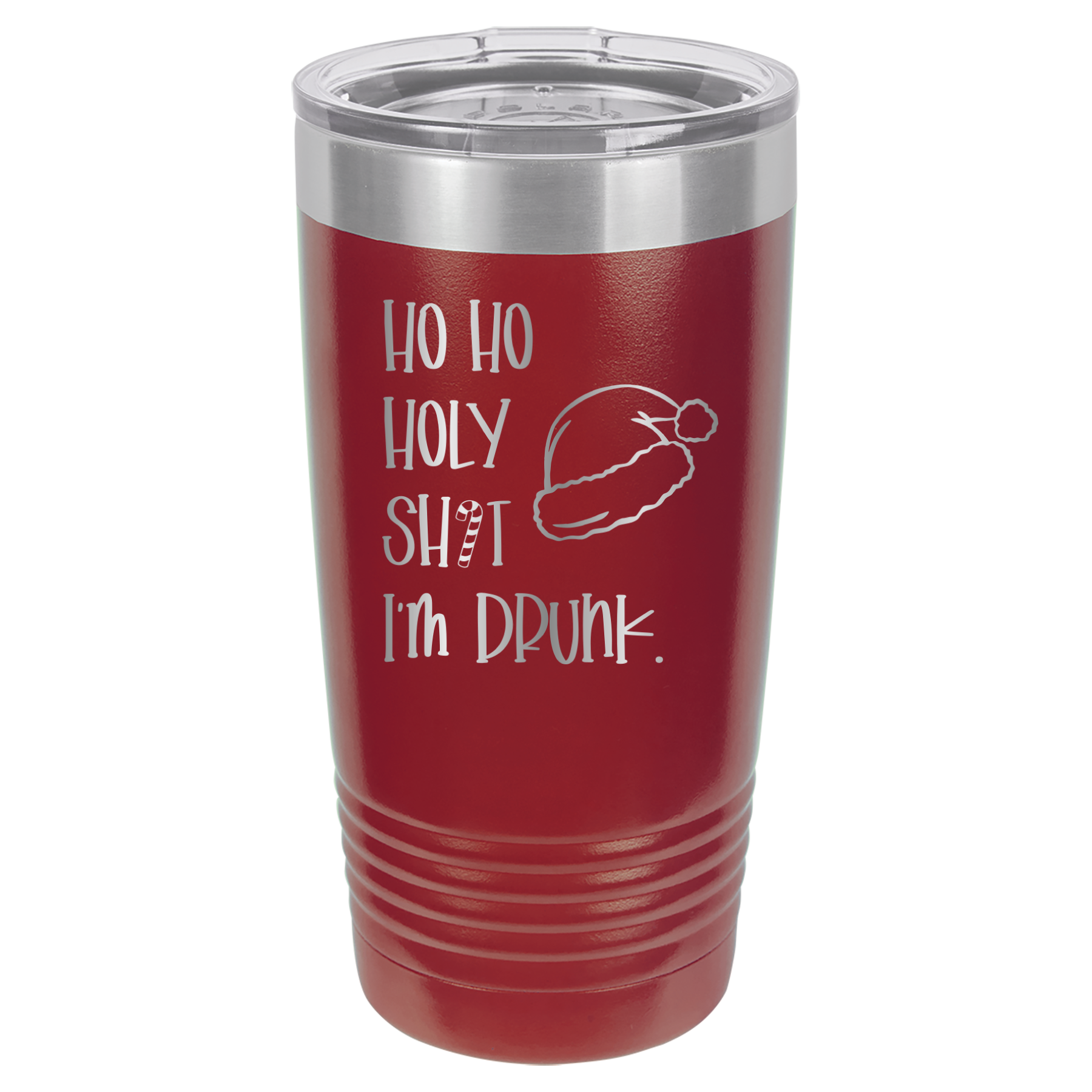 Ho Ho Holy Shit I'm Drunk - 20oz Polar Camel Tumbler image 0