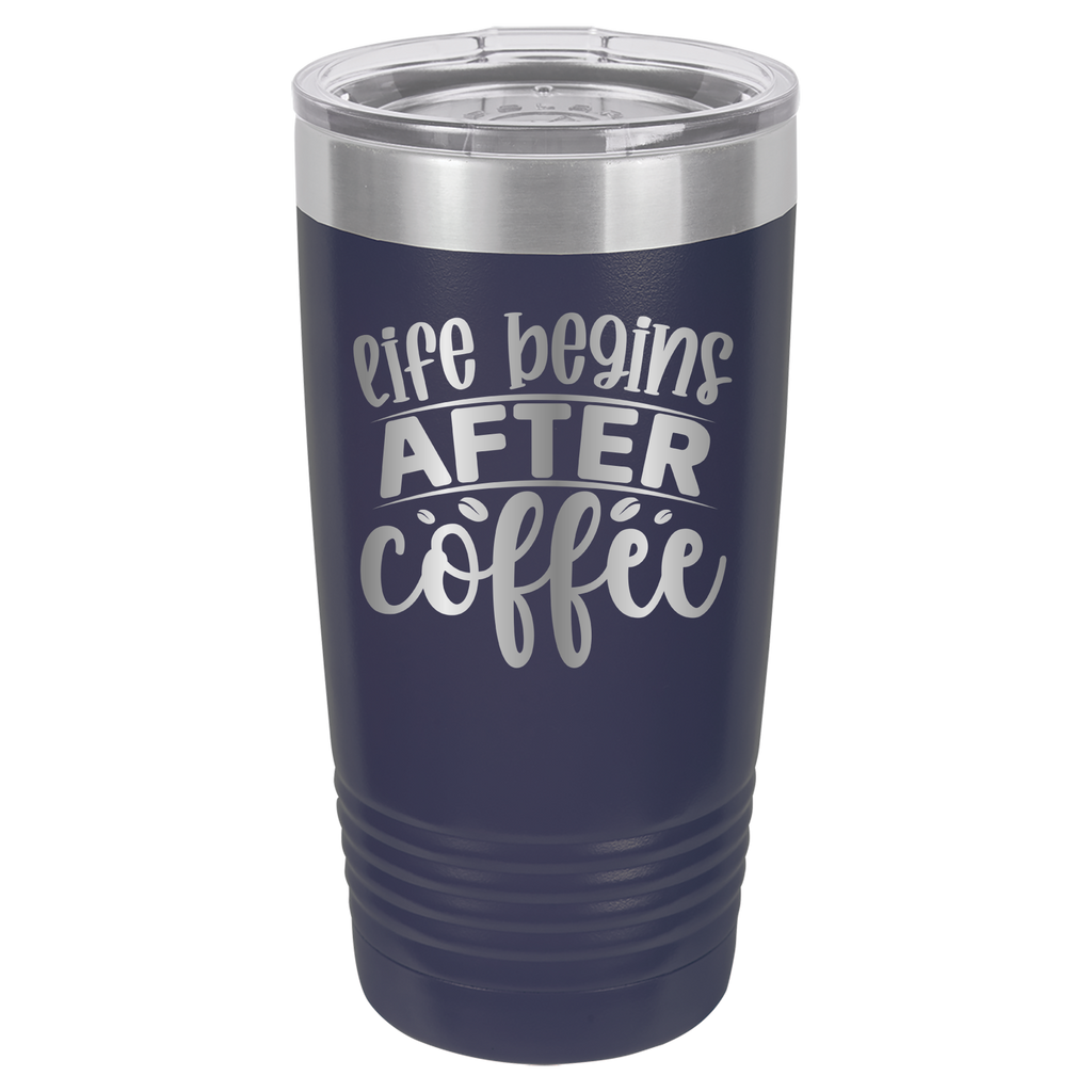 Life Begins After Coffee - 20oz Polar Camel Tumbler image 10